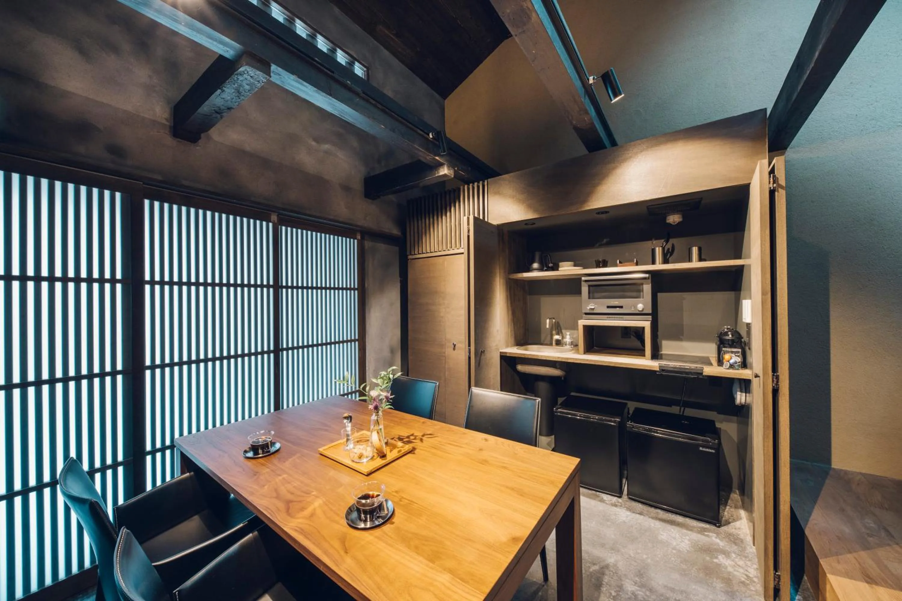 Kitchen or kitchenette in Meguru House Kyoto