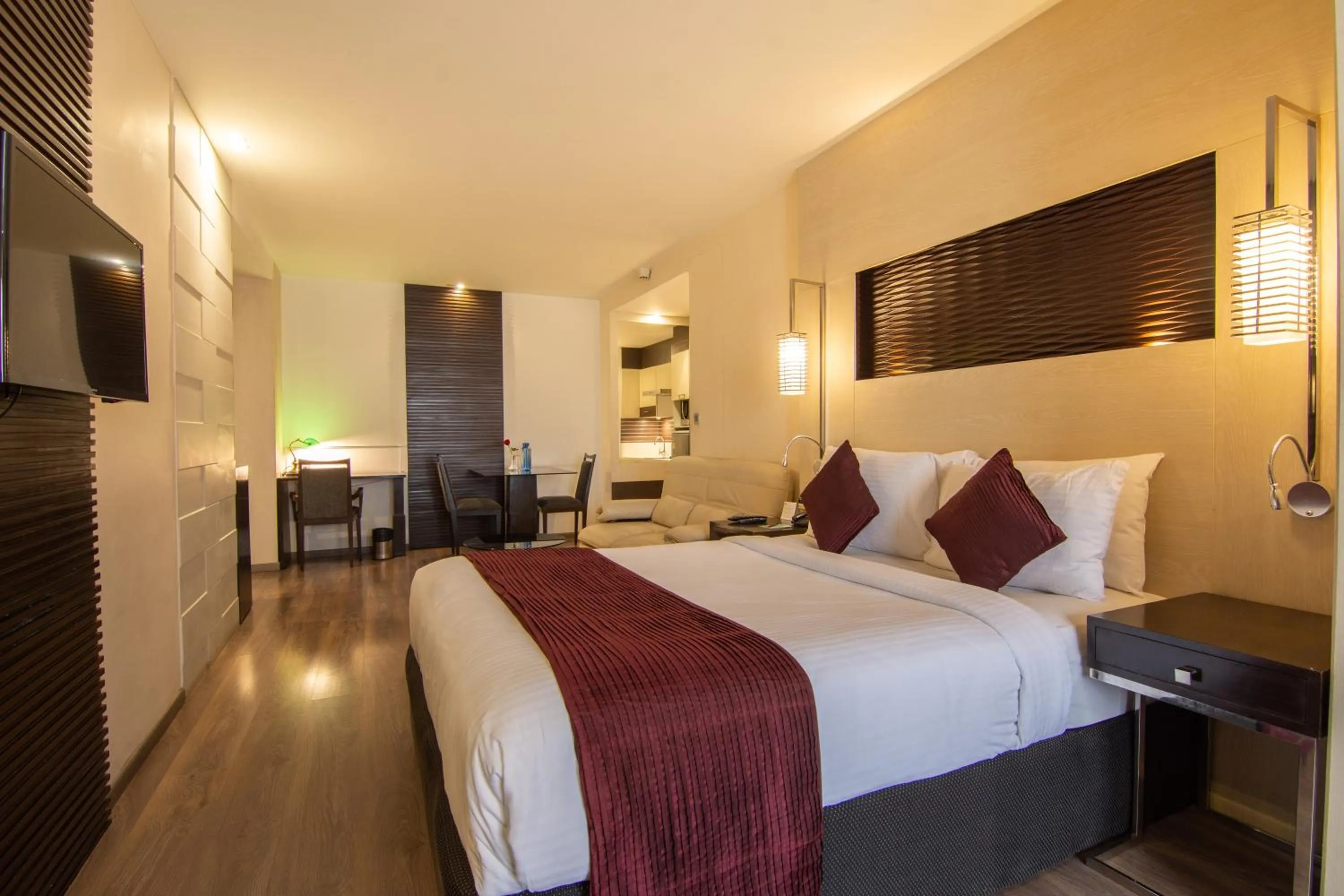 Bedroom in Halcyon Hotel Residences Koramangala - Bangalore