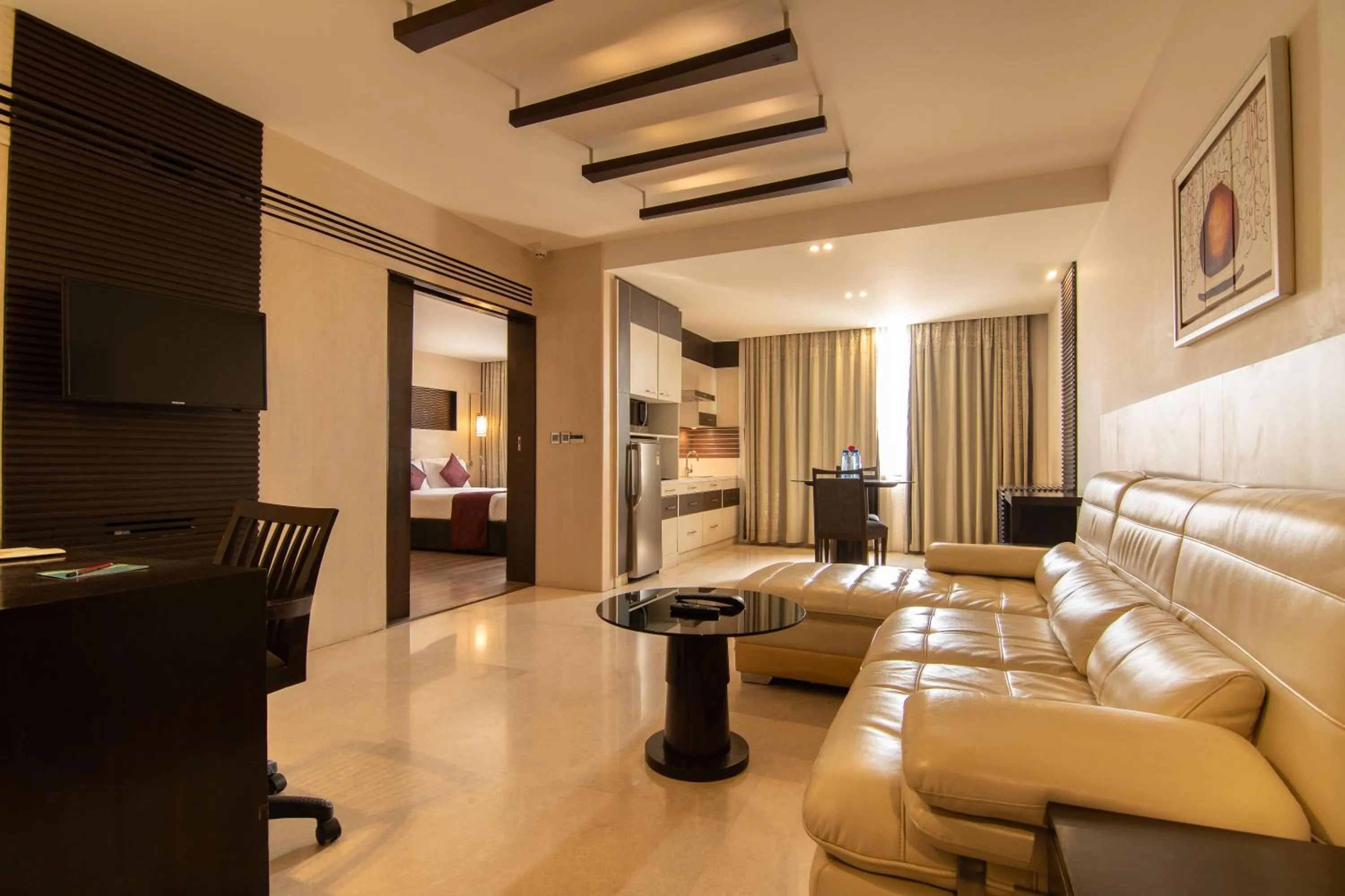 Living room in Halcyon Hotel Residences Koramangala - Bangalore
