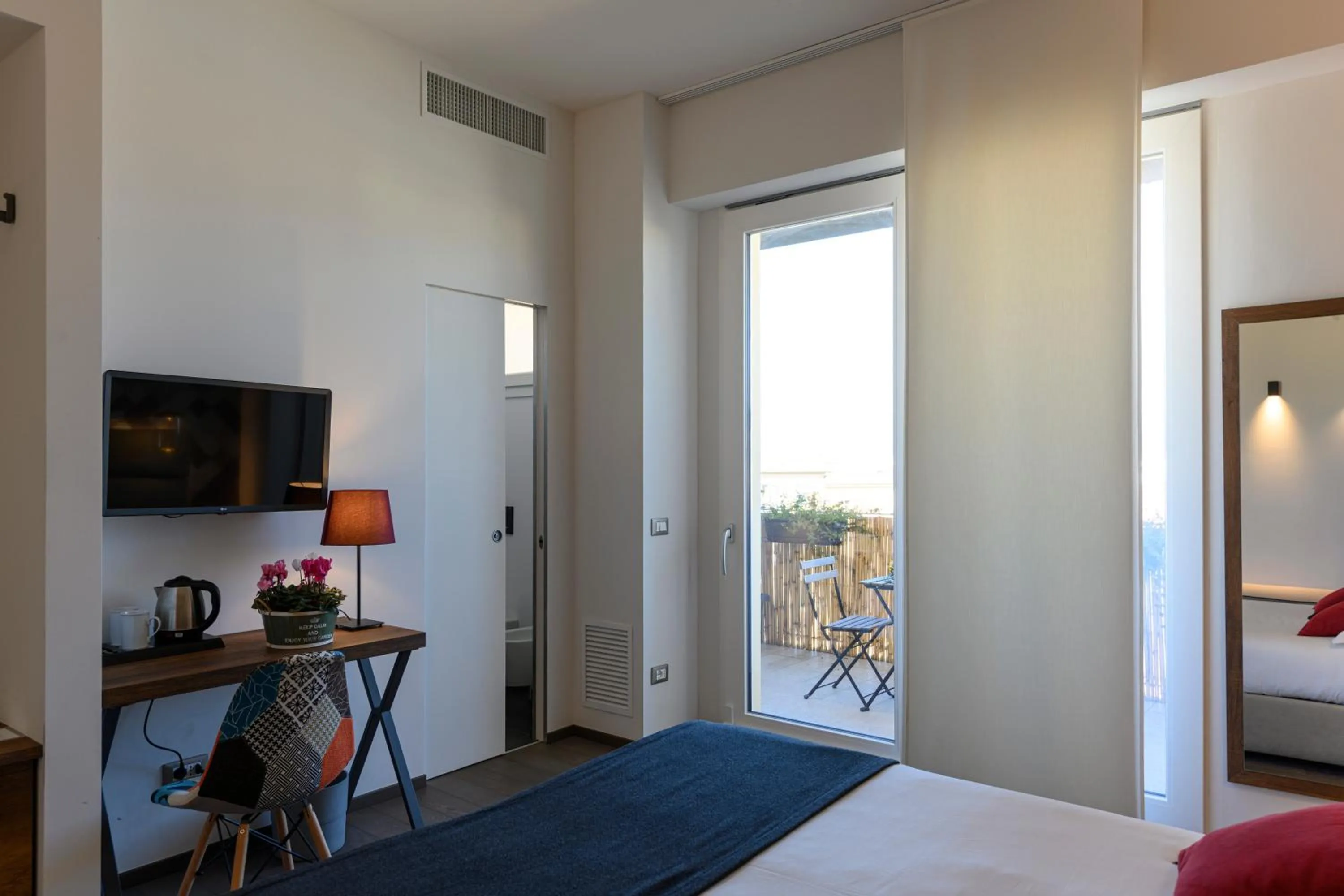 Balcony/Terrace, Bed in B&B The Attico