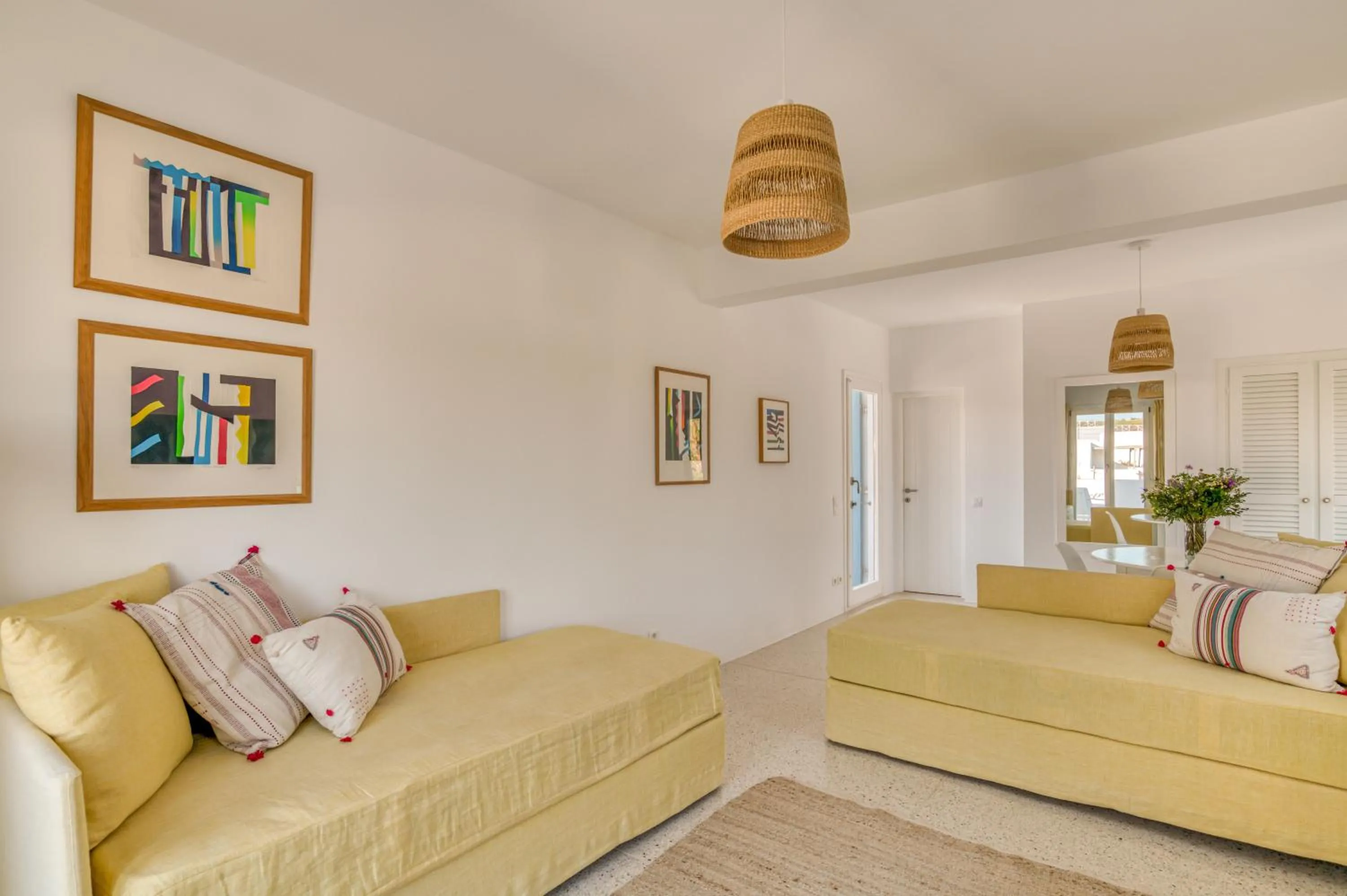 Living room in Villa Bellonia