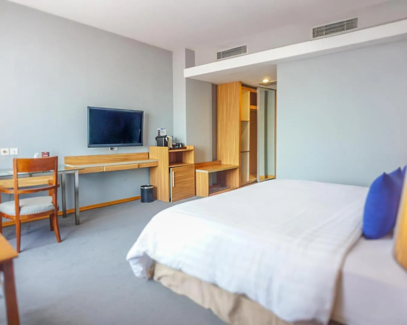 Bed in Hotel Dafam Pekanbaru