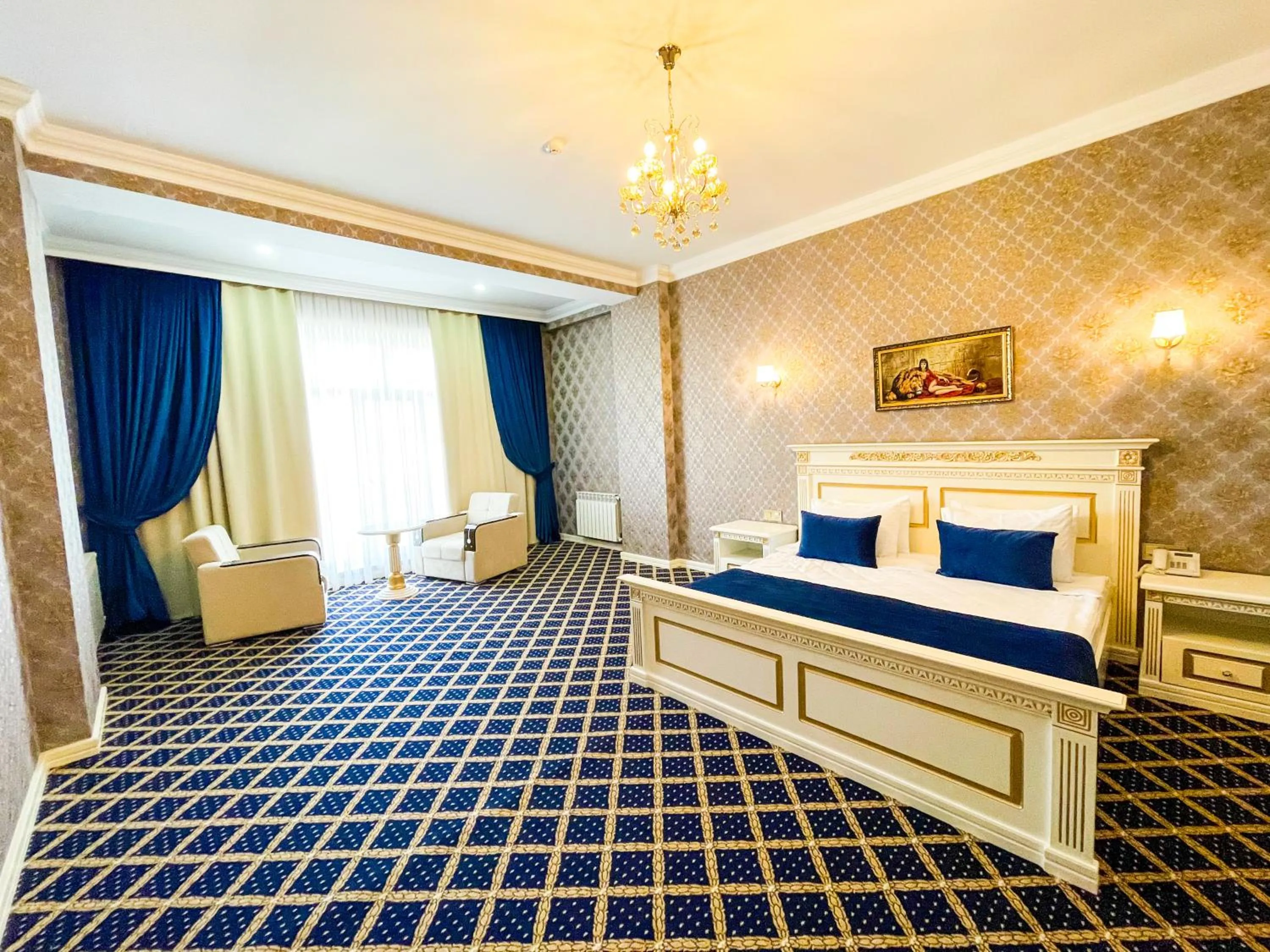 Photo of the whole room, Bed in Premier Palace Baku