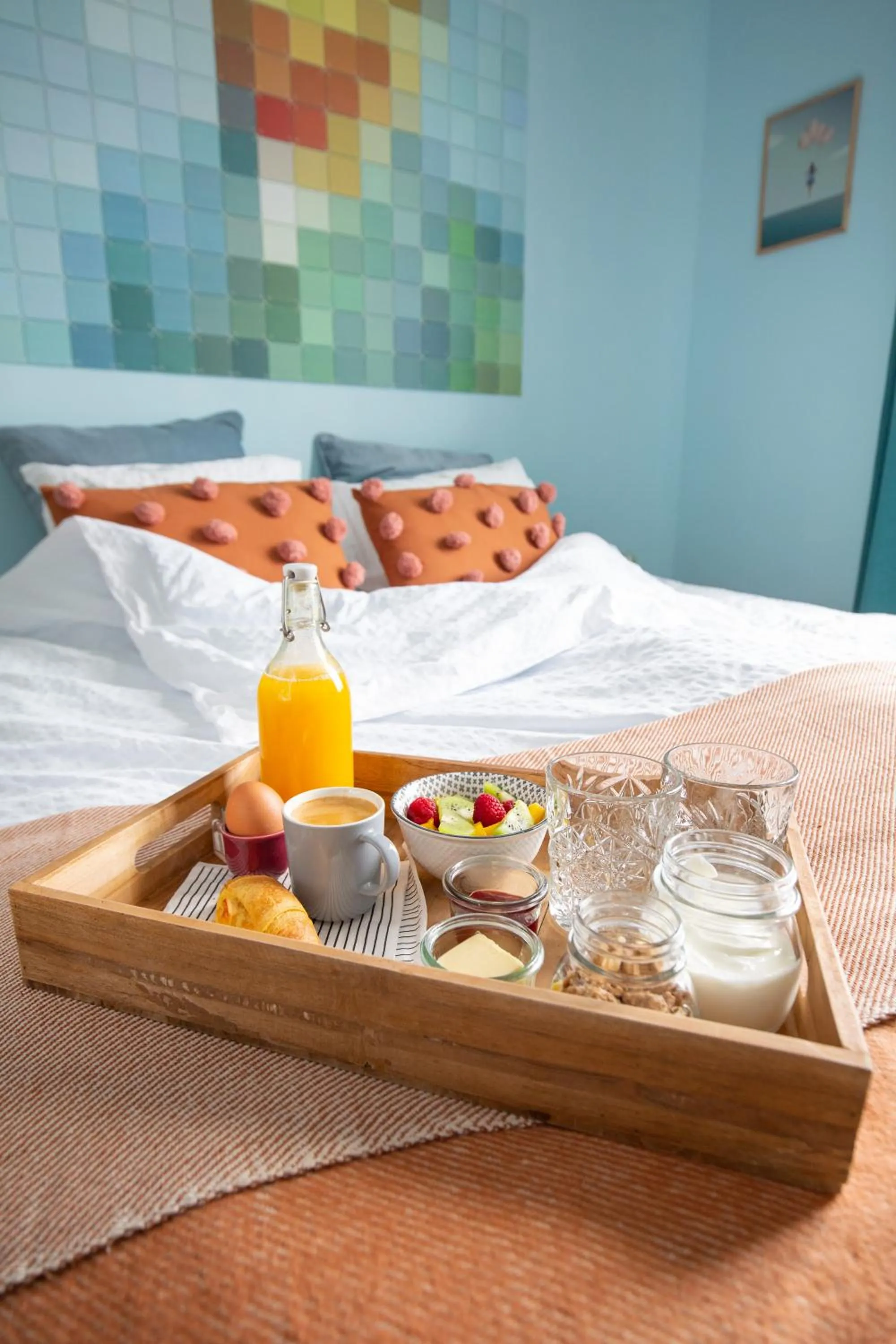 Bed in B&B d'Ouwe Grutter