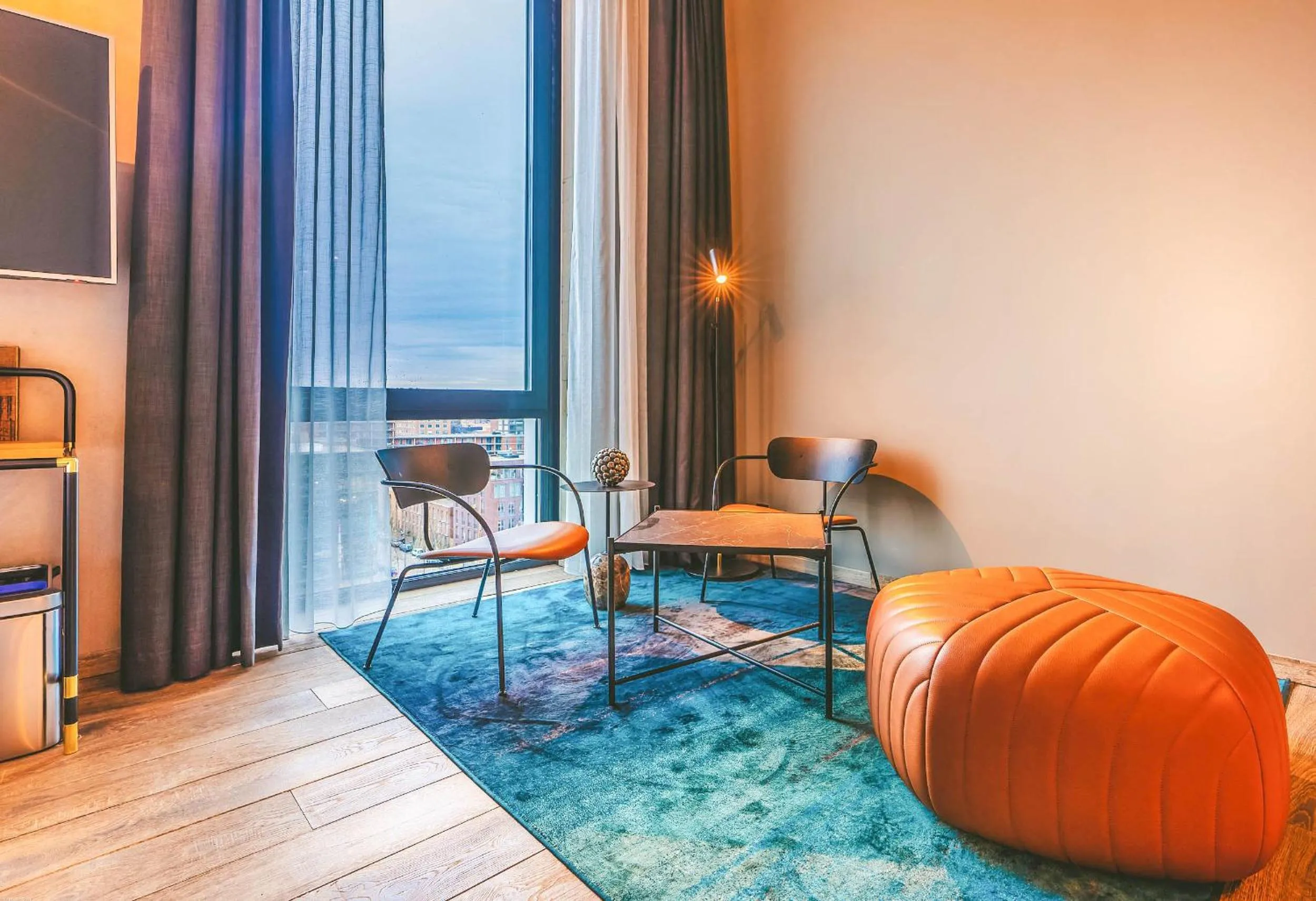 Seating area in Four Elements Hotel