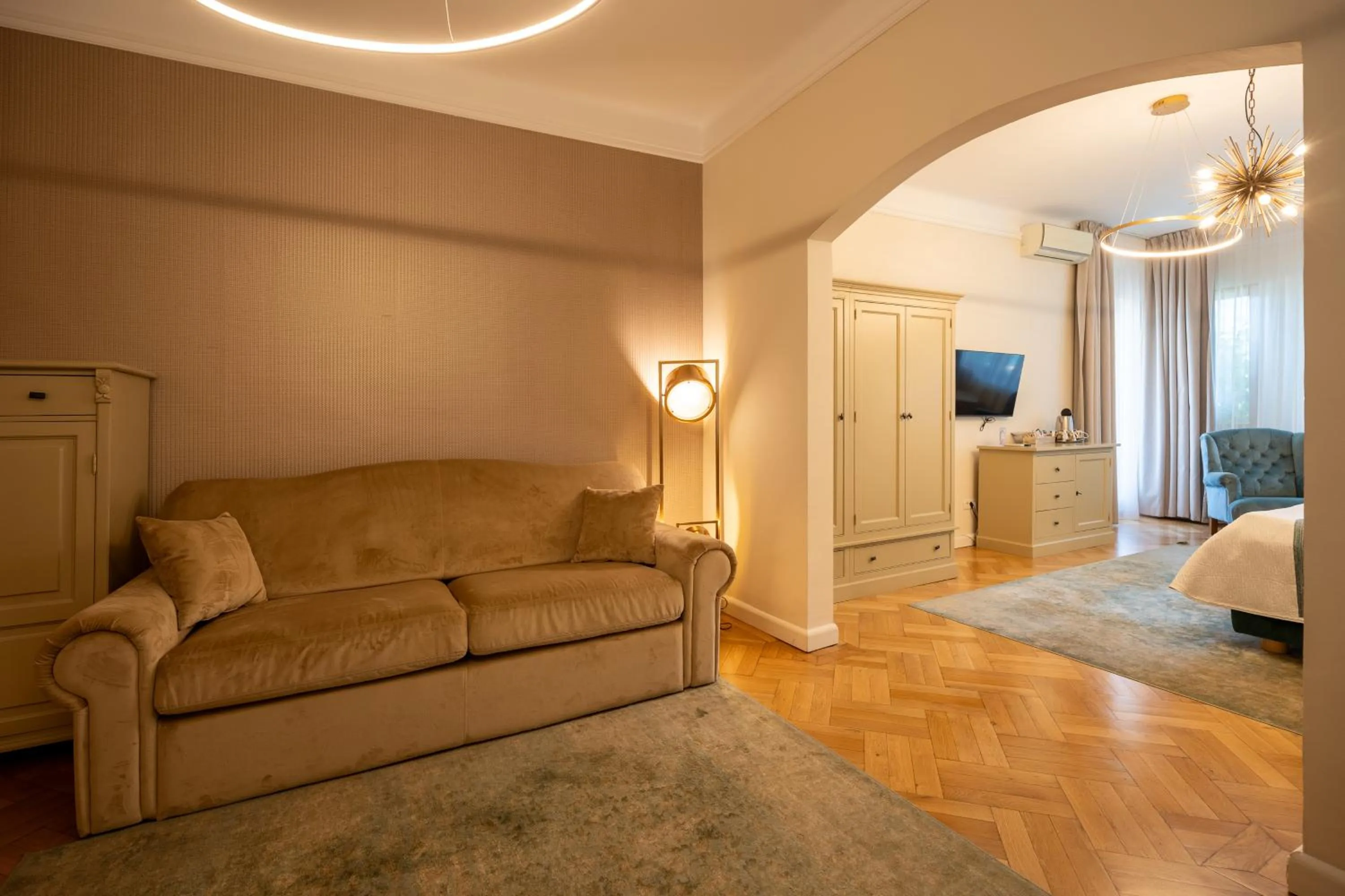 Seating area in Casa Cranta