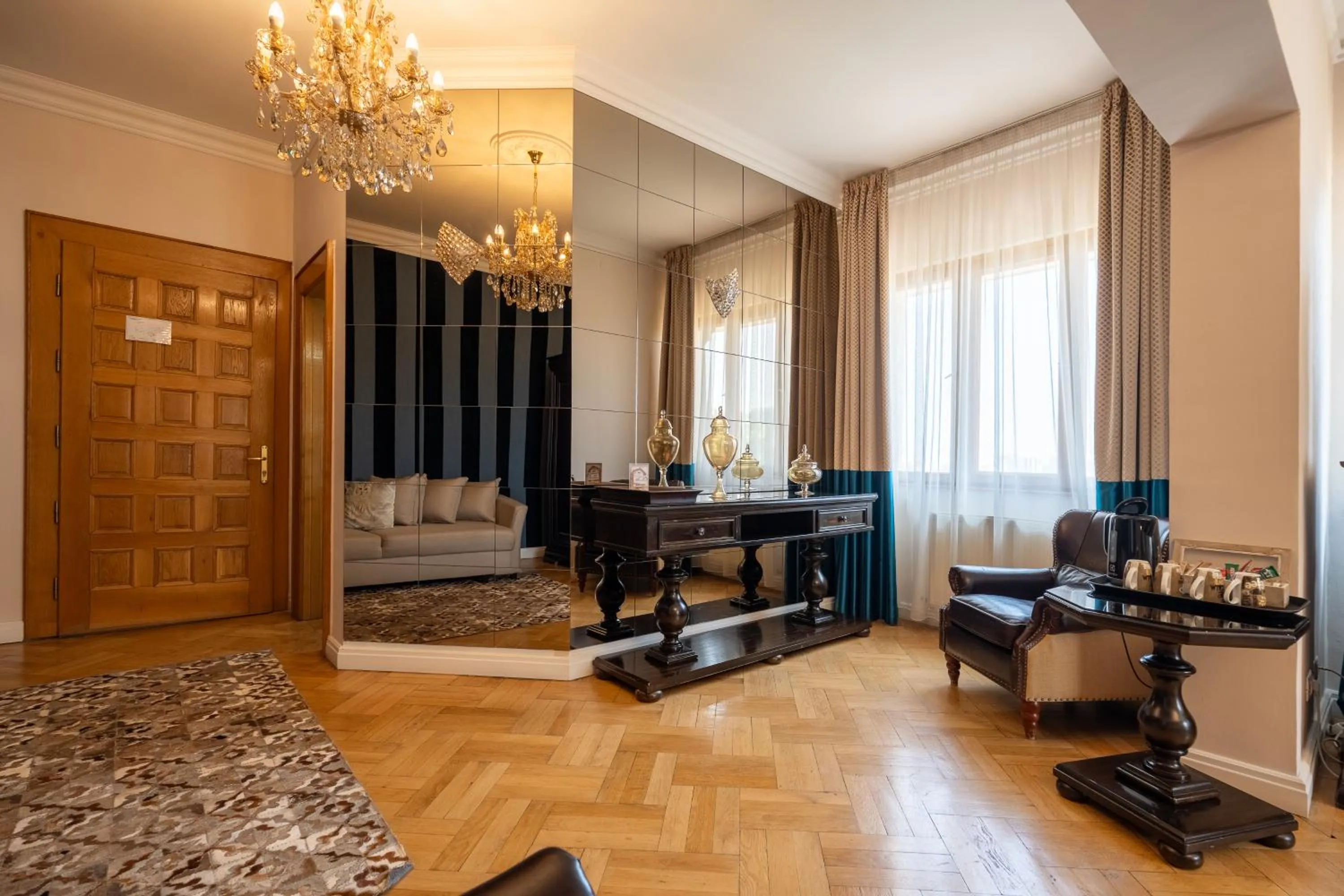 Seating area in Casa Cranta