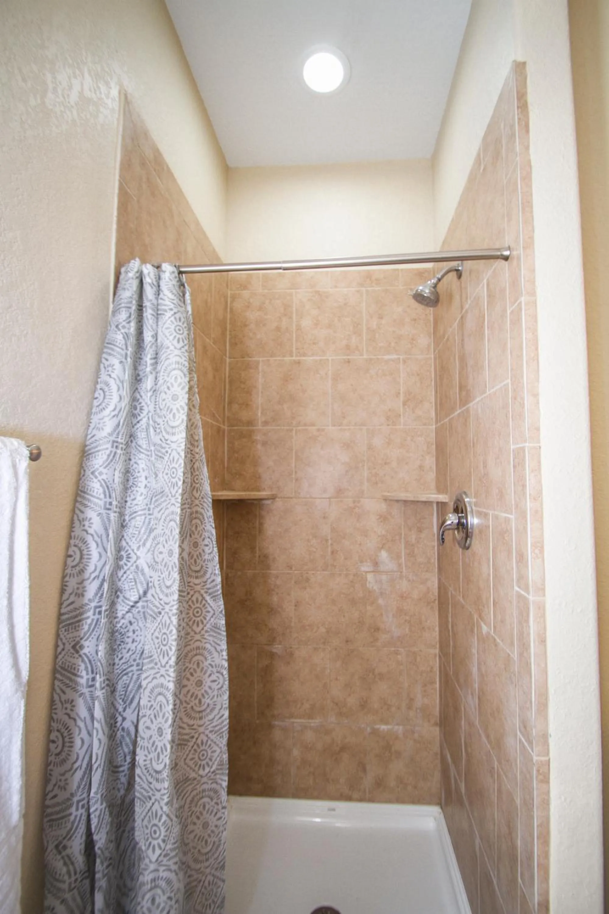 Shower in Hackberry St #B Renovated 2BR Near Downtown SA