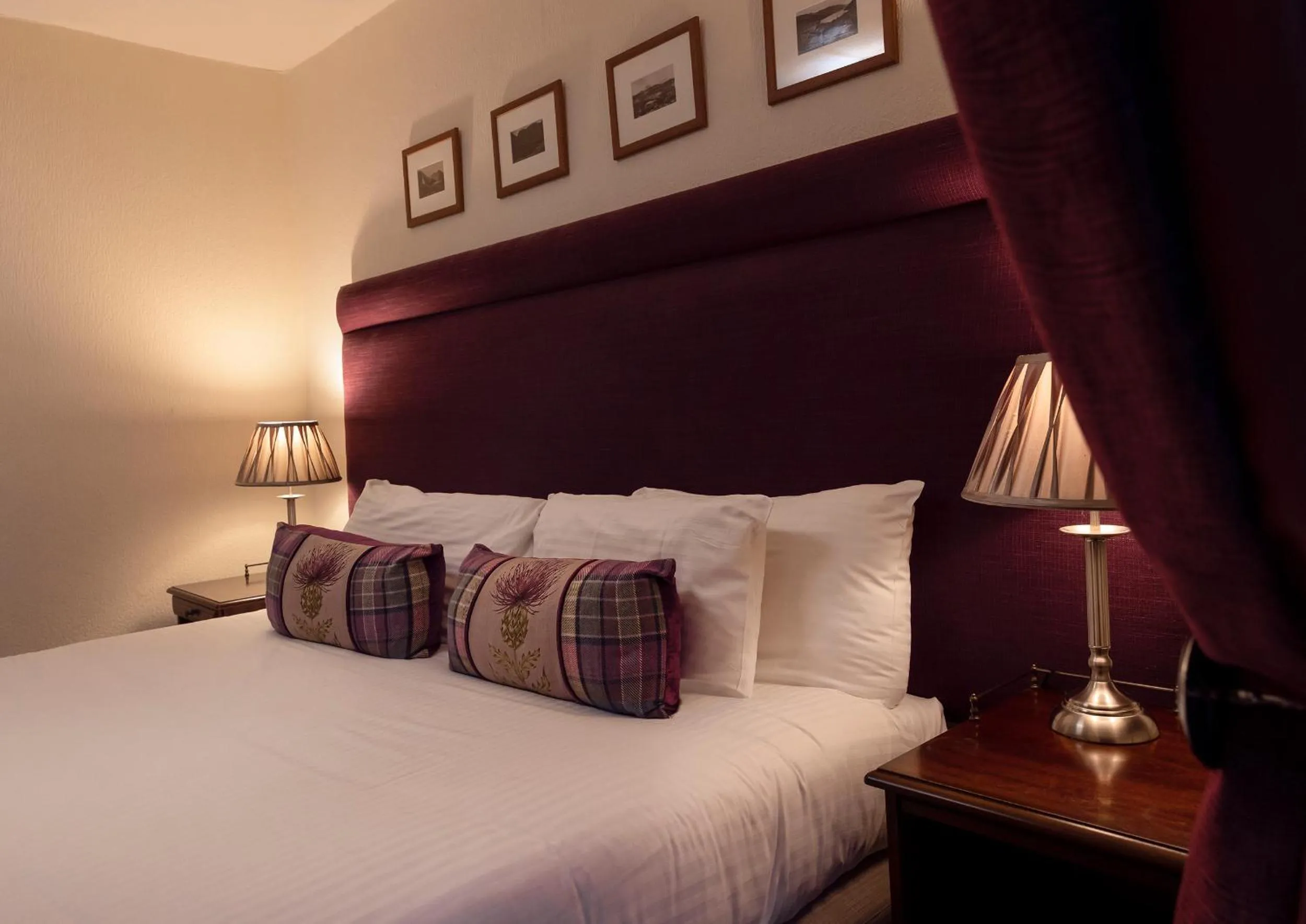 Bed in Loch Leven Hotel & Distillery