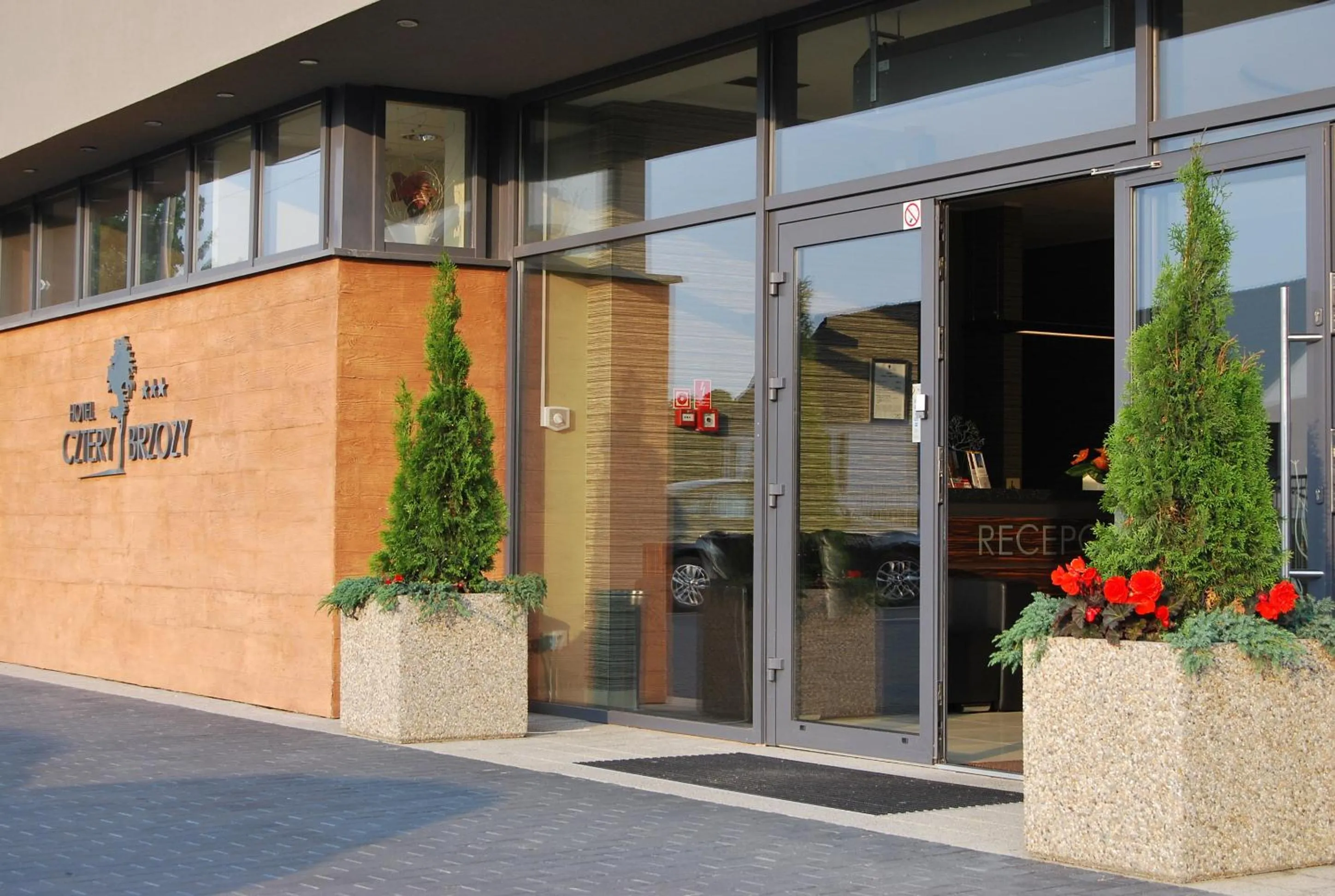 Facade/entrance in Hotel Cztery Brzozy Gdańsk Kowale