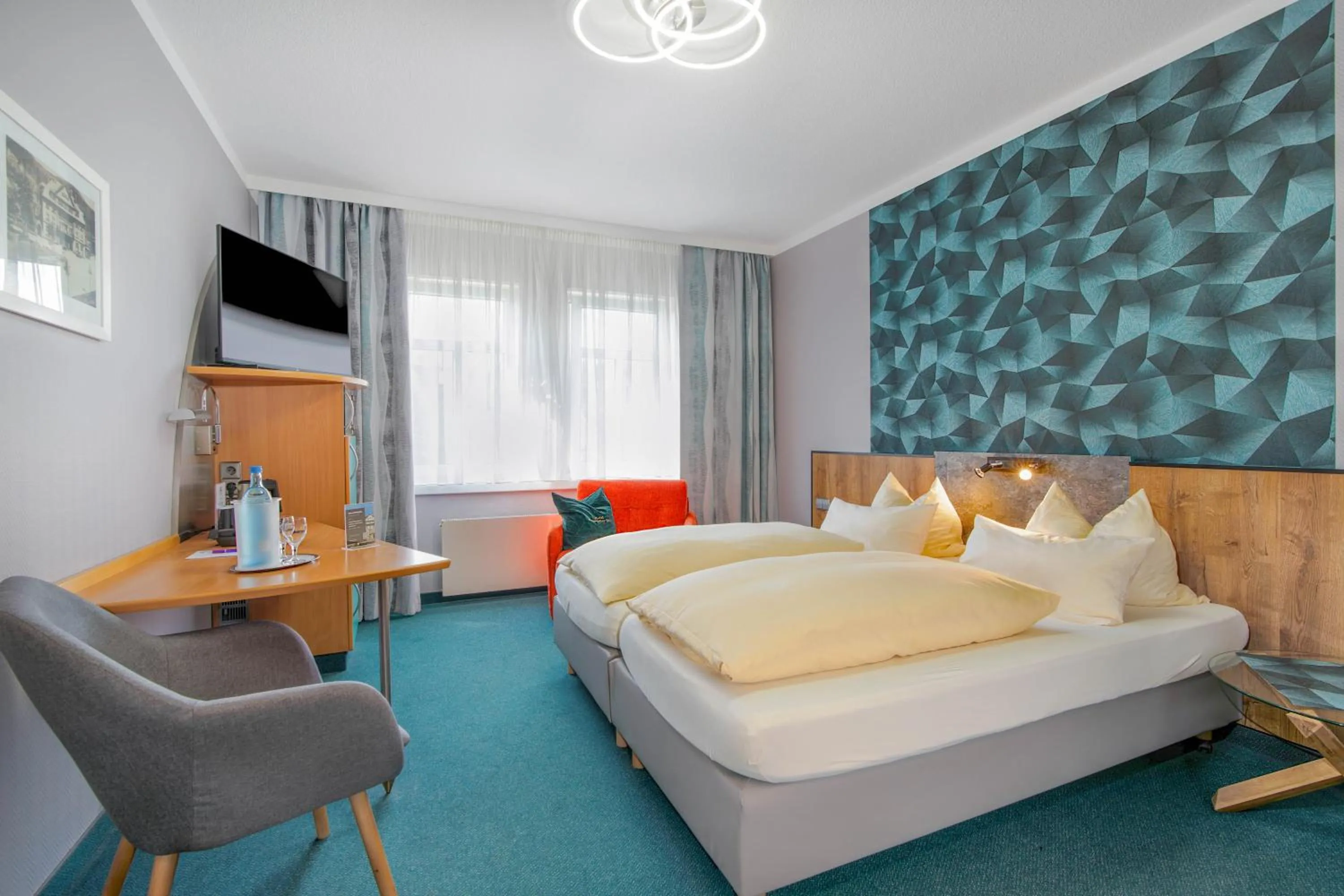 Bed in Hotel Neustädter Hof