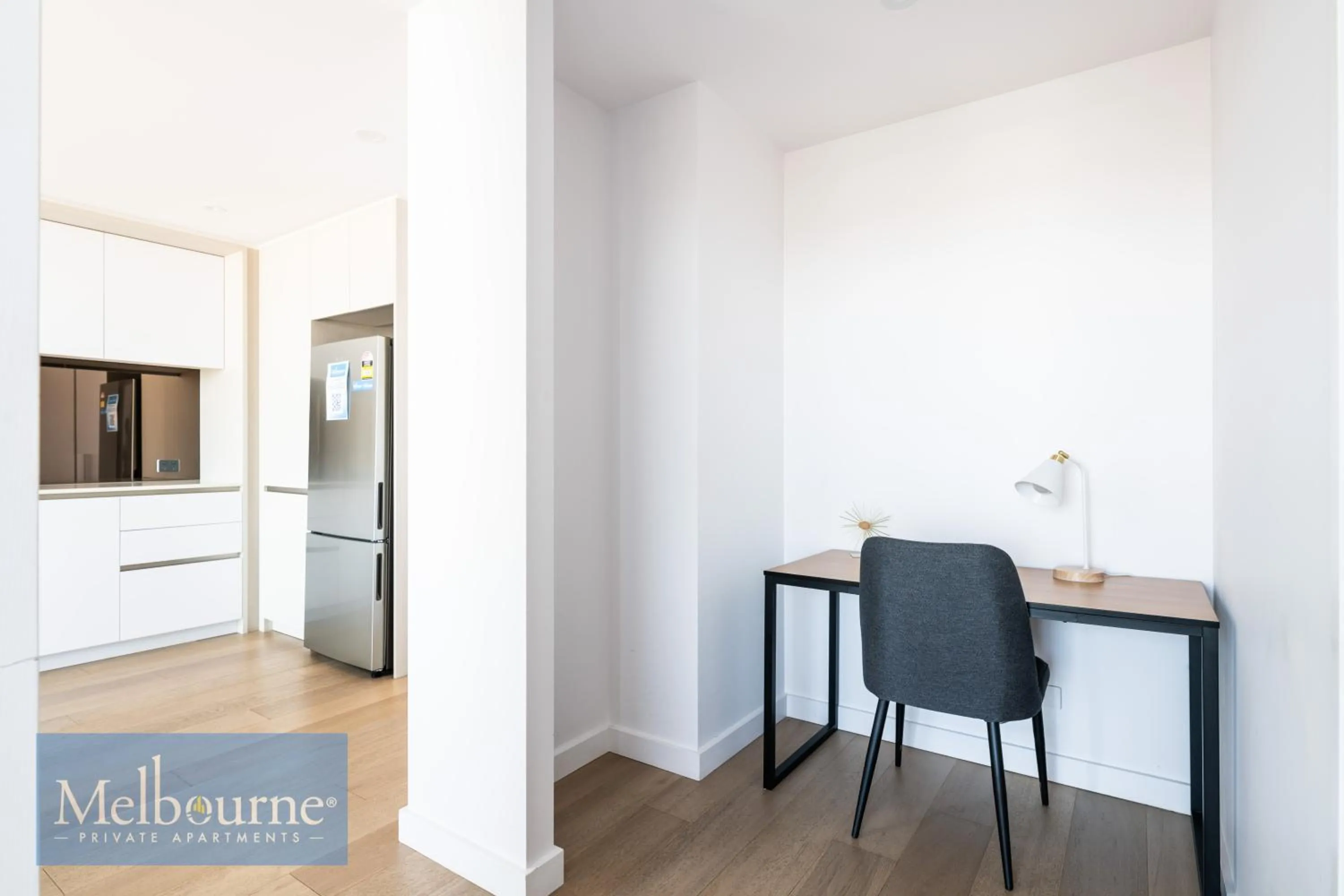 Kitchen or kitchenette in Melbourne Private Apartments - Collins Wharf Waterfront, Docklands