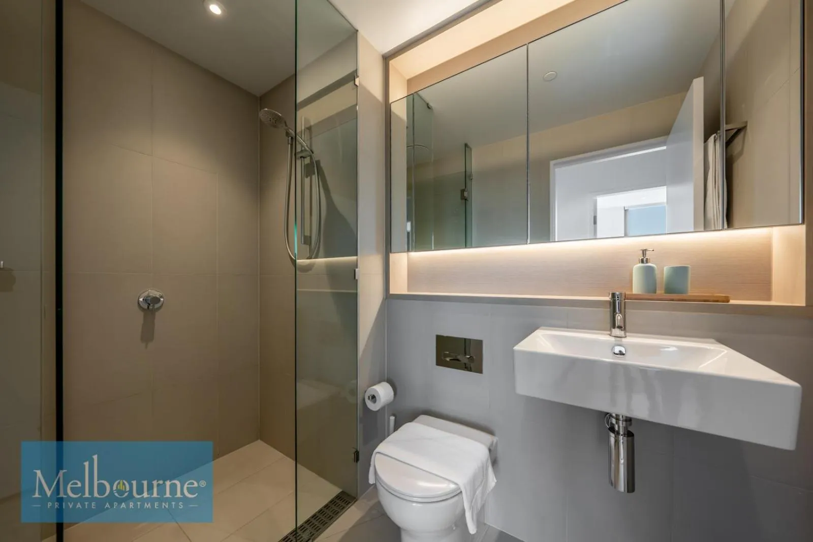 Bathroom in Melbourne Private Apartments - Collins Wharf Waterfront, Docklands