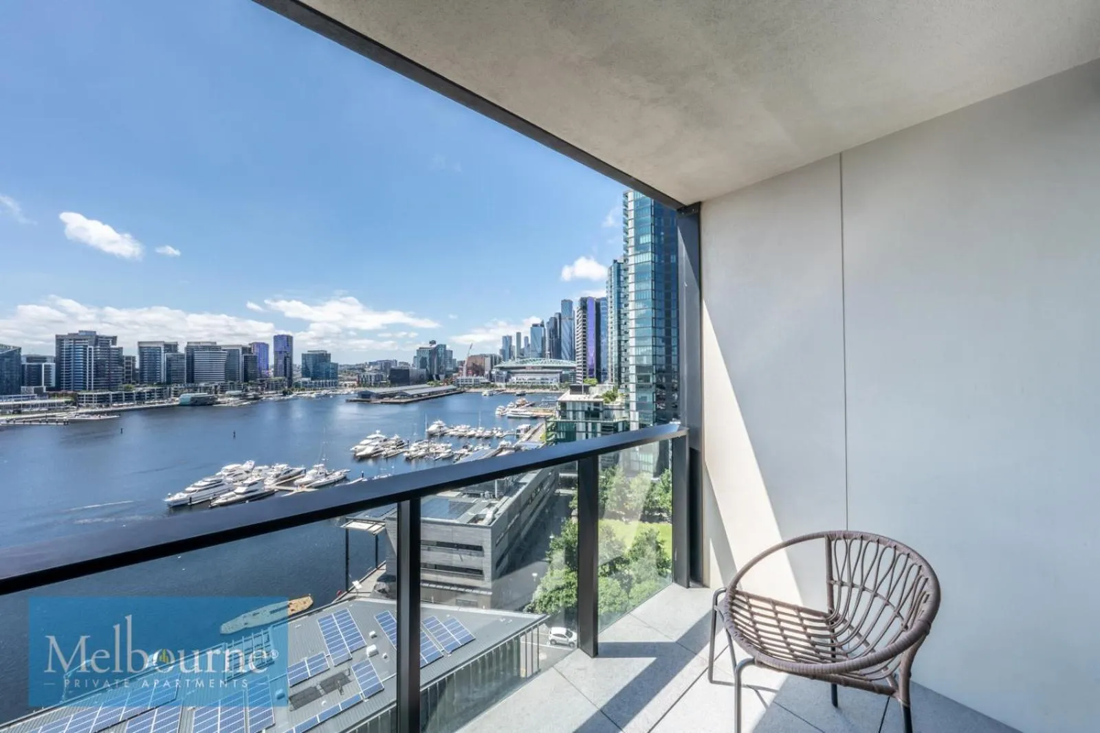Balcony/Terrace in Melbourne Private Apartments - Collins Wharf Waterfront, Docklands