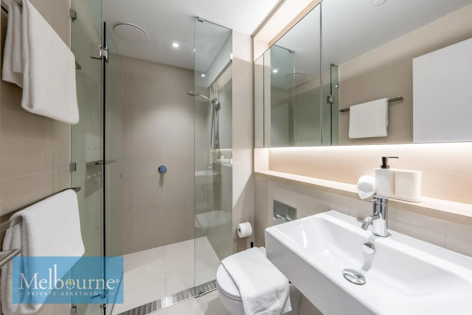 Bathroom in Melbourne Private Apartments - Collins Wharf Waterfront, Docklands