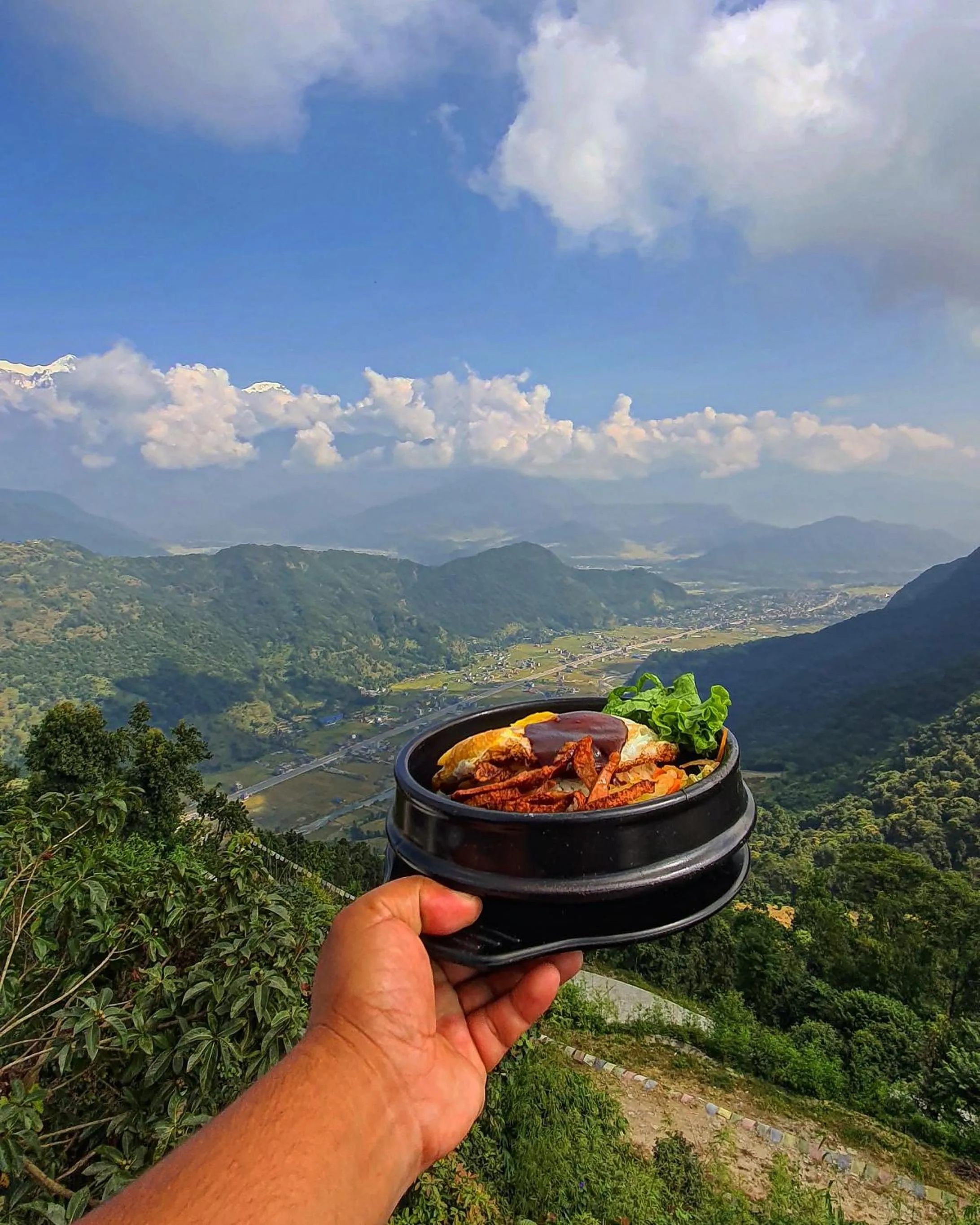 Food in ES Deurali Resort