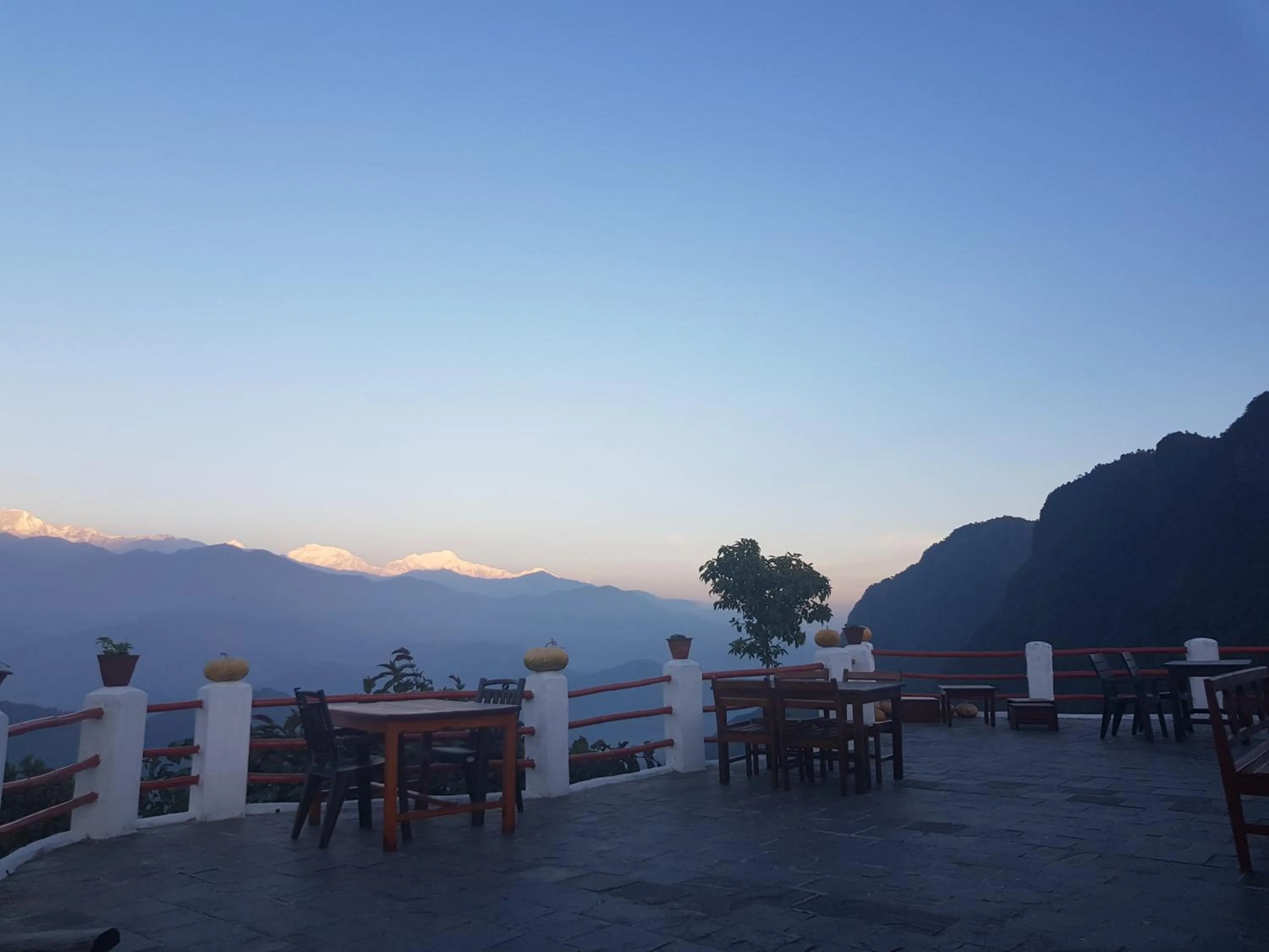 Patio in ES Deurali Resort