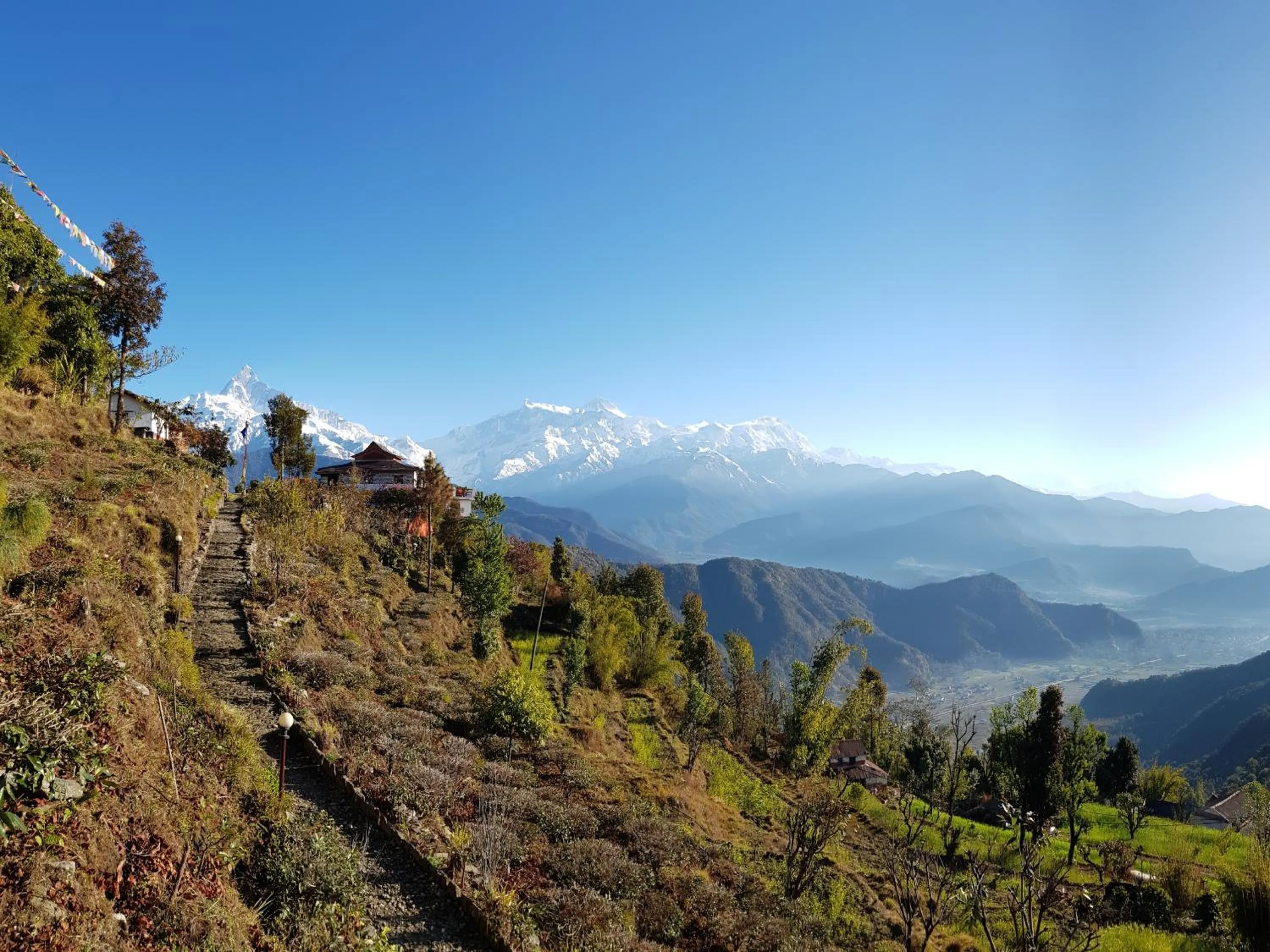 Hiking in ES Deurali Resort