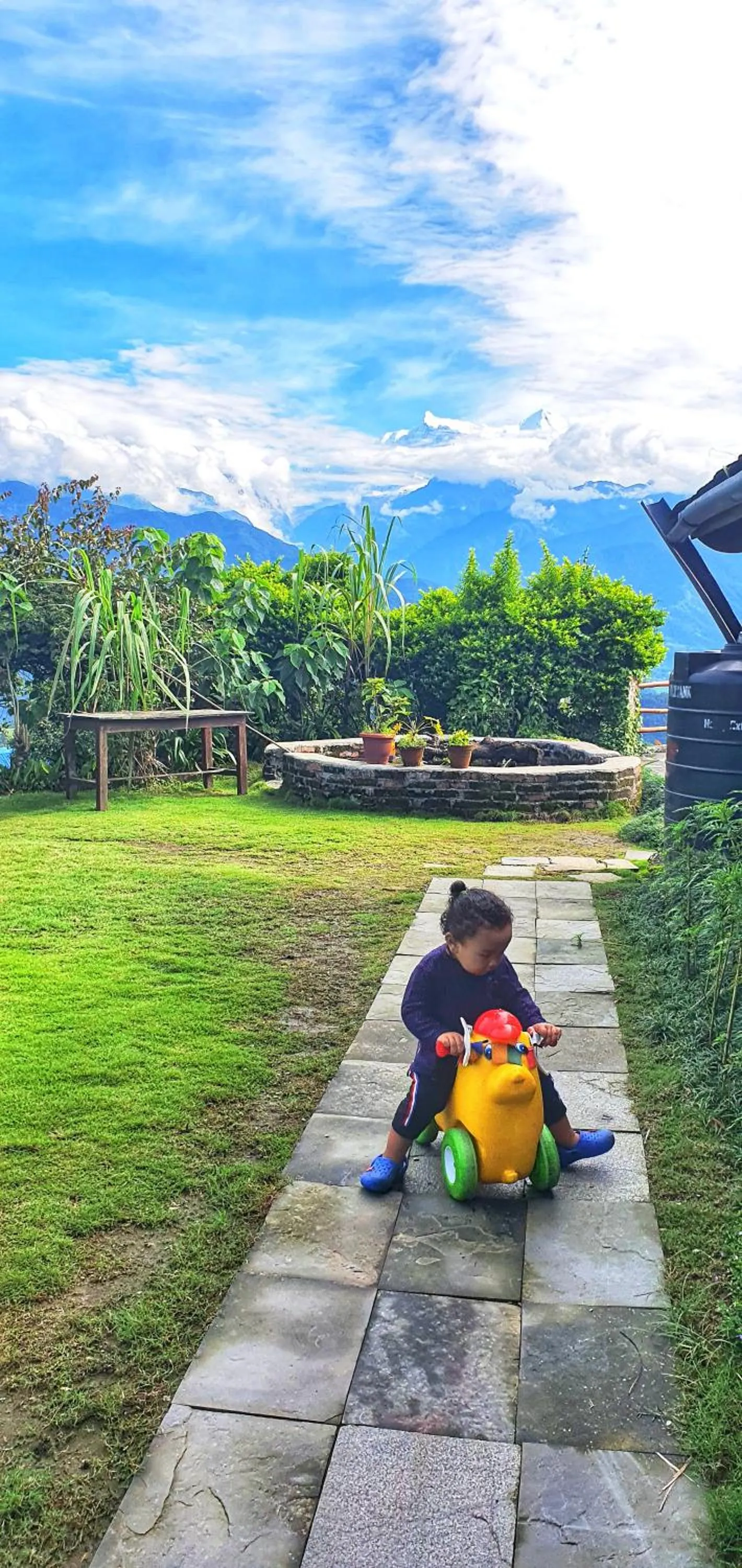 Children play ground in ES Deurali Resort