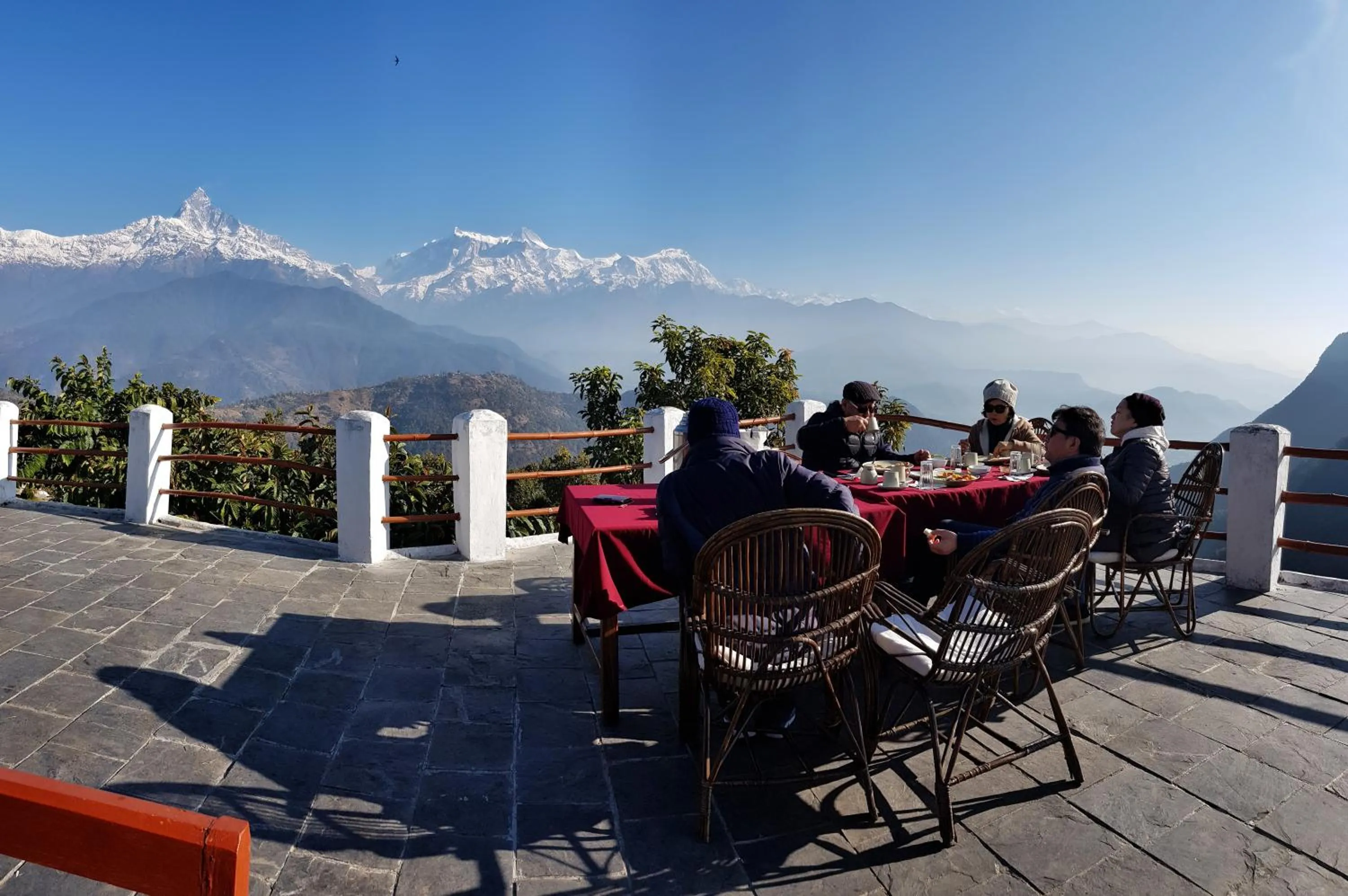 Patio in ES Deurali Resort