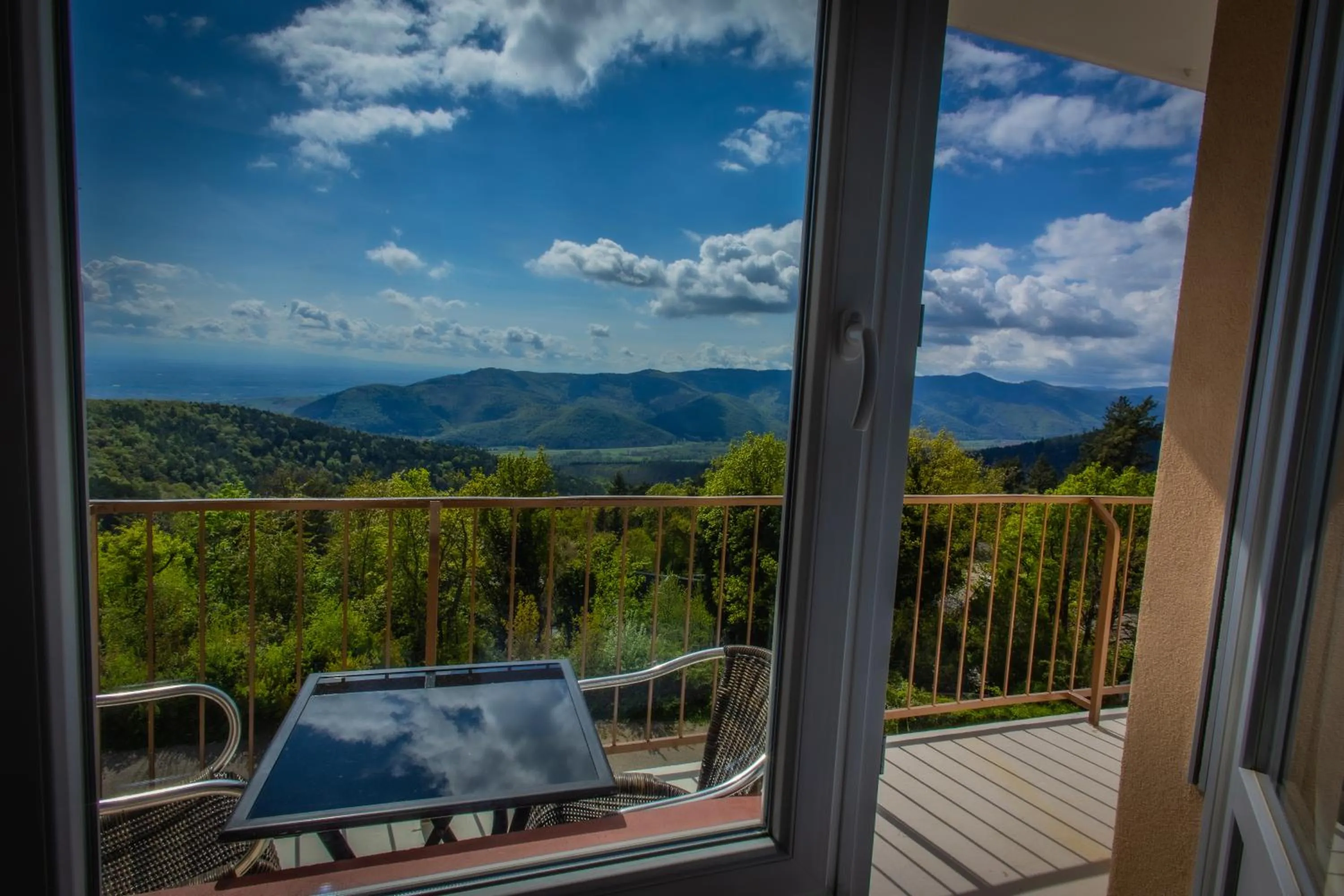 Balcony/Terrace in Alexain Hotel Restaurant & Wellness - Colmar Ouest
