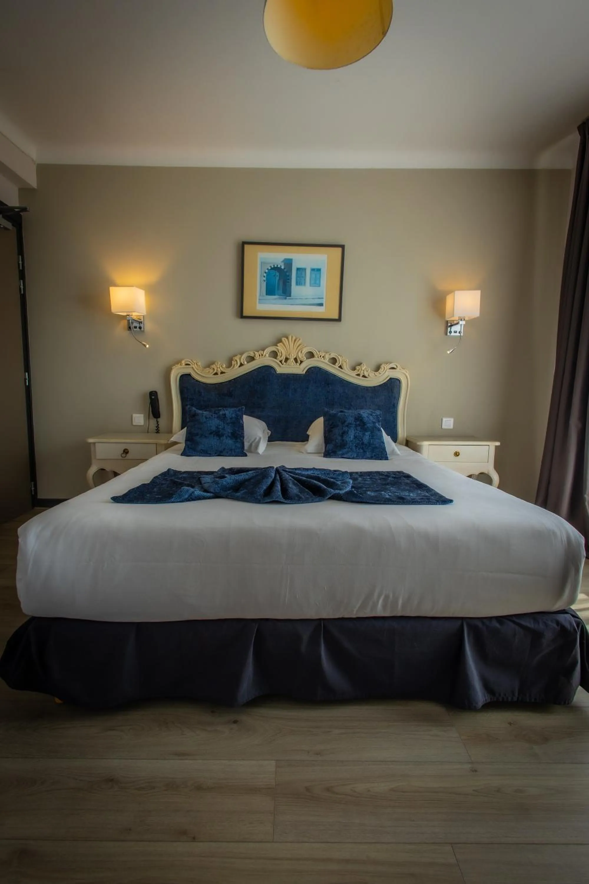 Bed in Alexain Hotel Restaurant & Wellness - Colmar Ouest