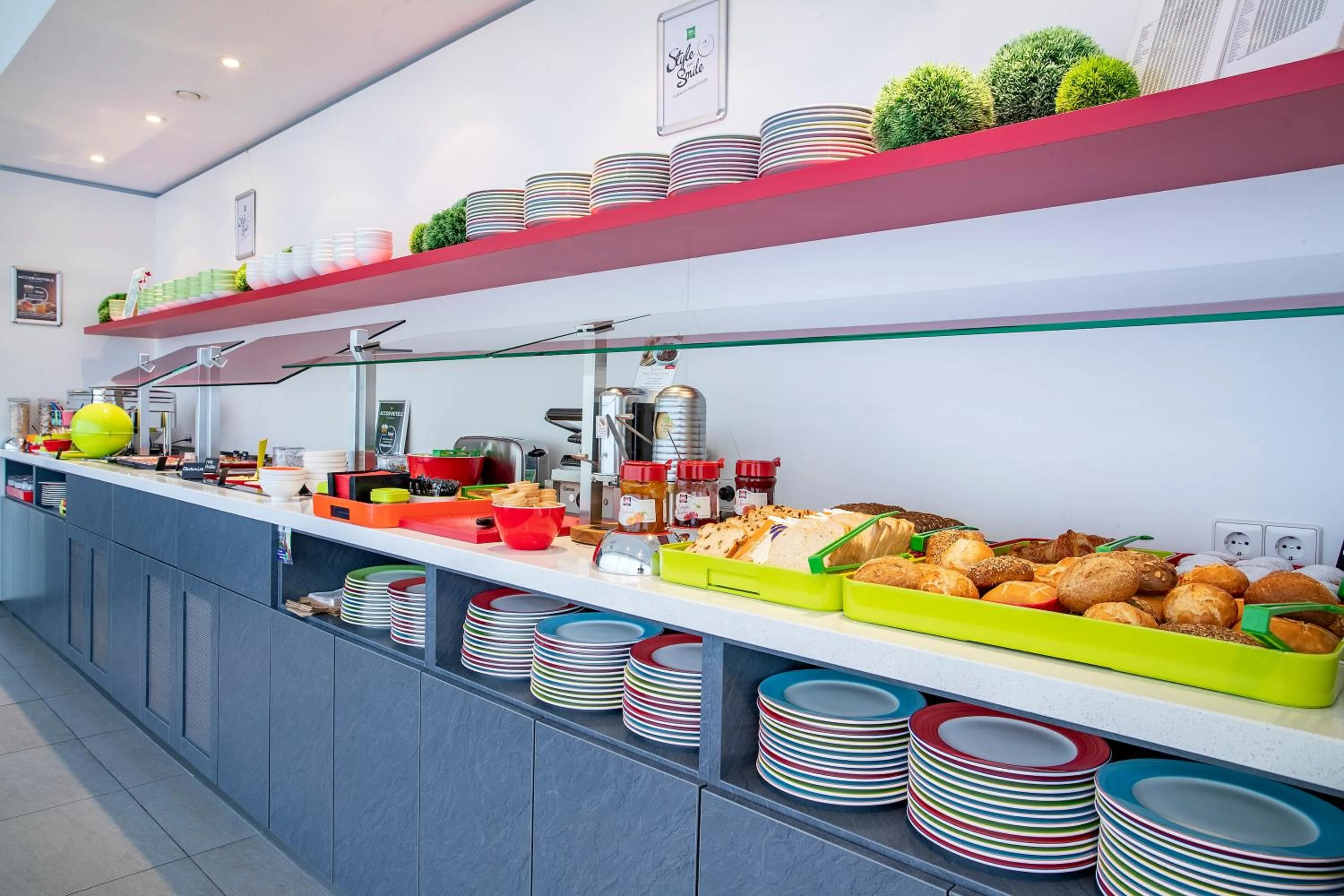 Buffet breakfast in ibis Styles Karlsruhe Ettlingen