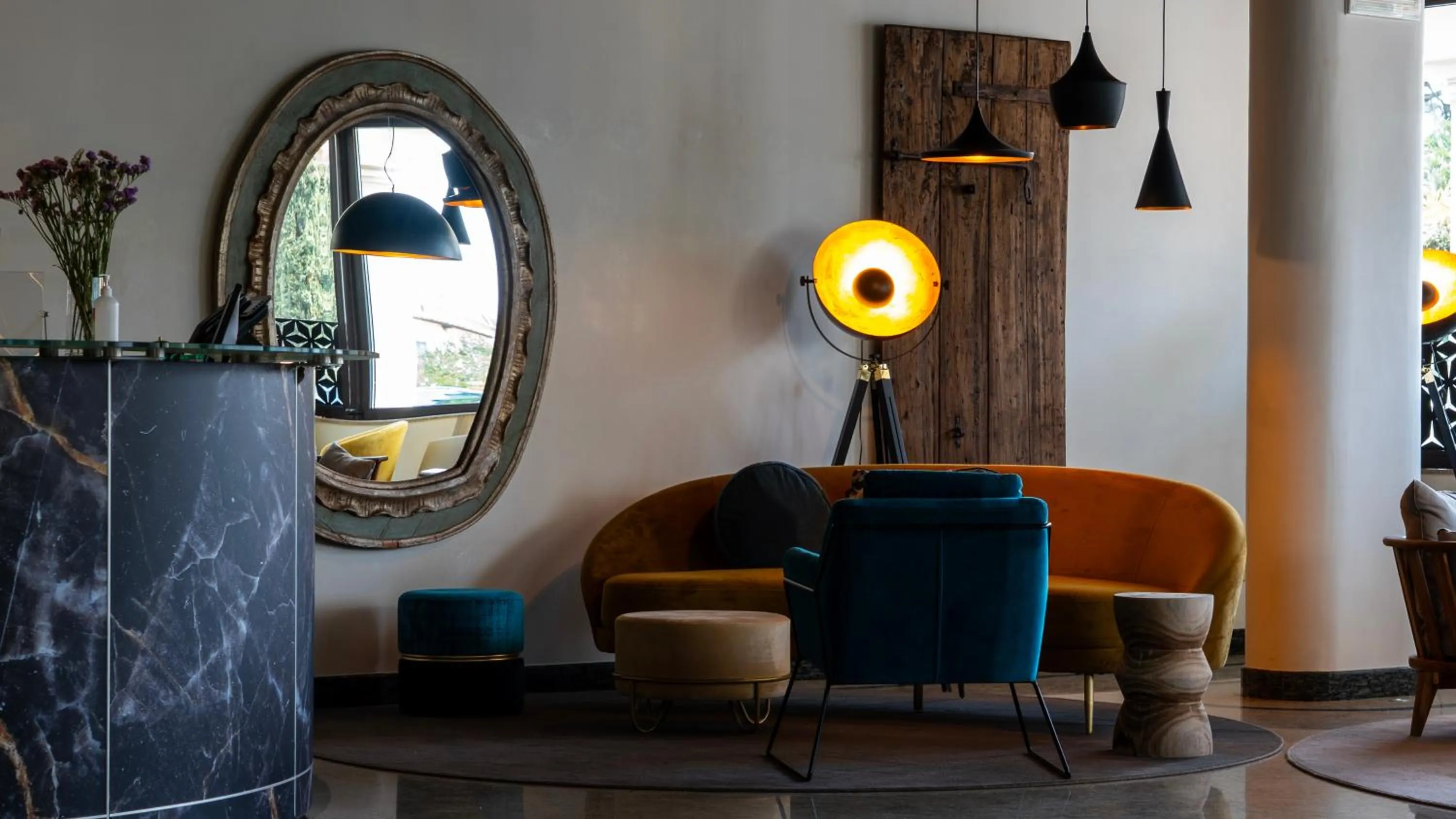 Lobby or reception in Gardone Palace Hotel