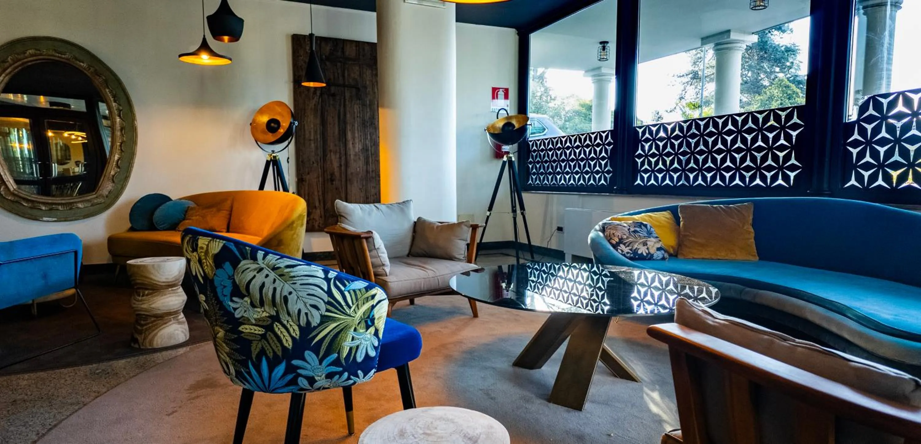 Lobby or reception in Gardone Palace Hotel