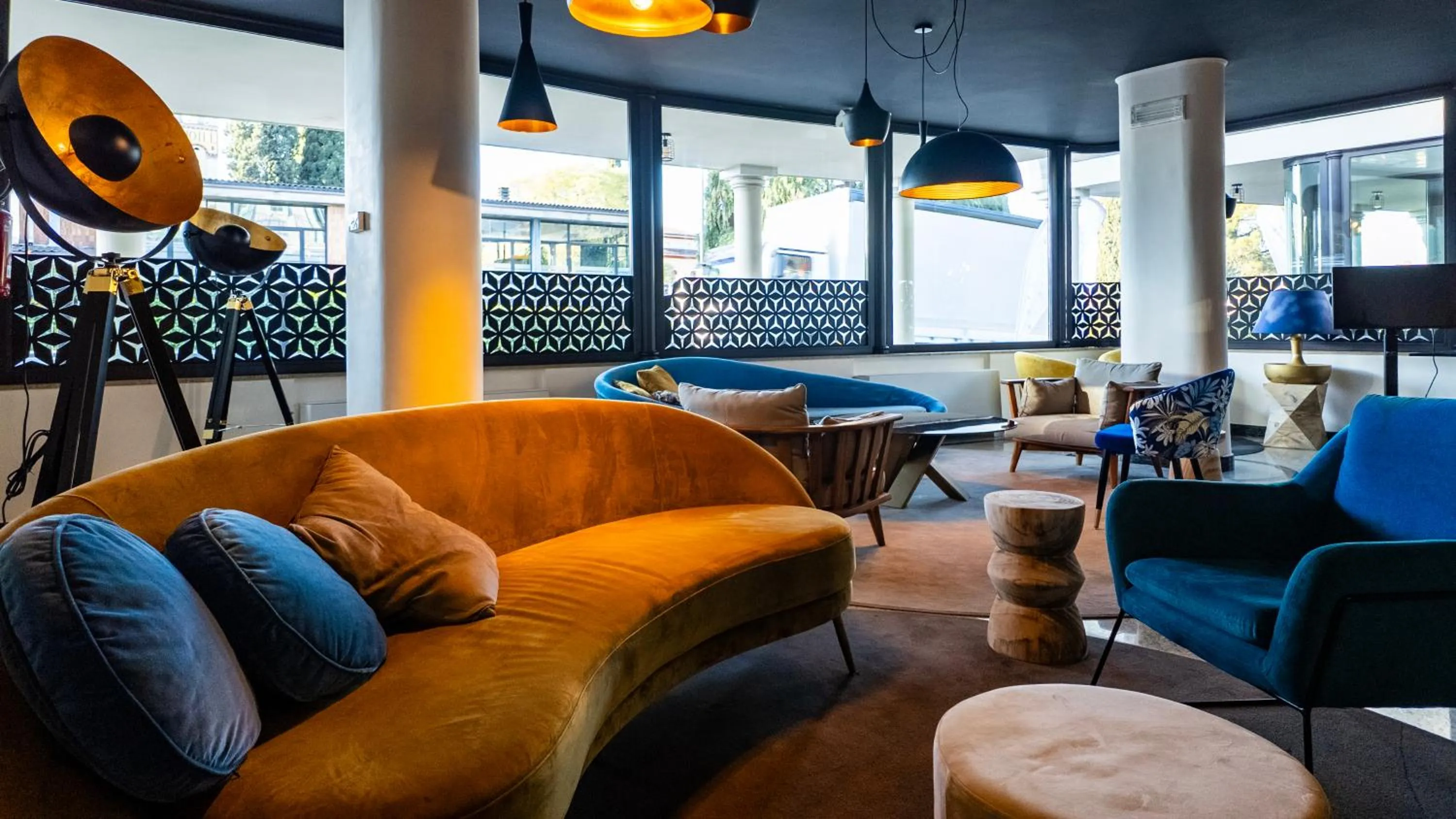 Lobby or reception in Gardone Palace Hotel