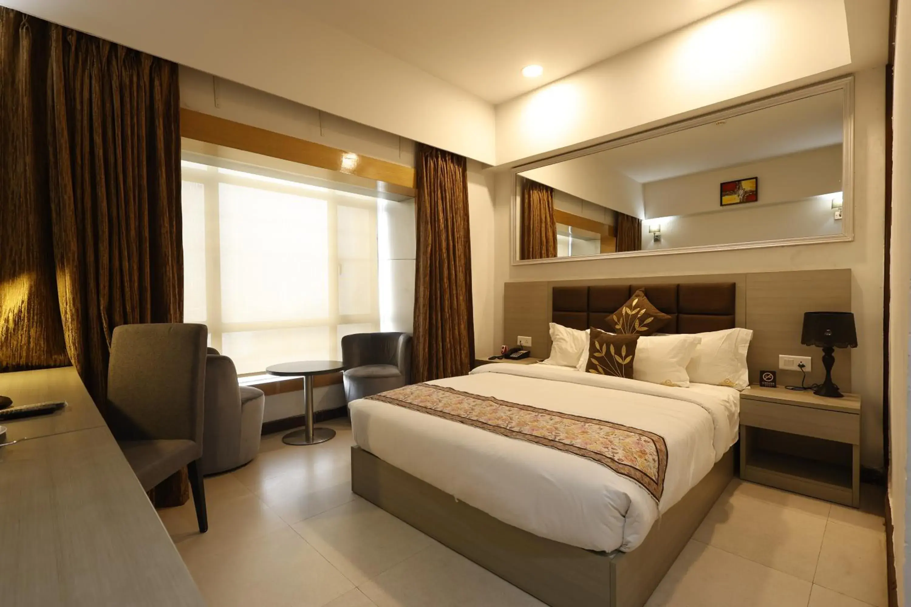 Deluxe Double Room with 10% Discount On Happy Hours(3PM to 10PM), F&B, Spa, Laundry in Aristocrat Hotel, New Town, Kolkata Deluxe Double Room with 10% Discount On Happy Hours(3PM to 10PM), F&B, Spa, Laundry in Aristocrat Hotel, New Town, Kolkata