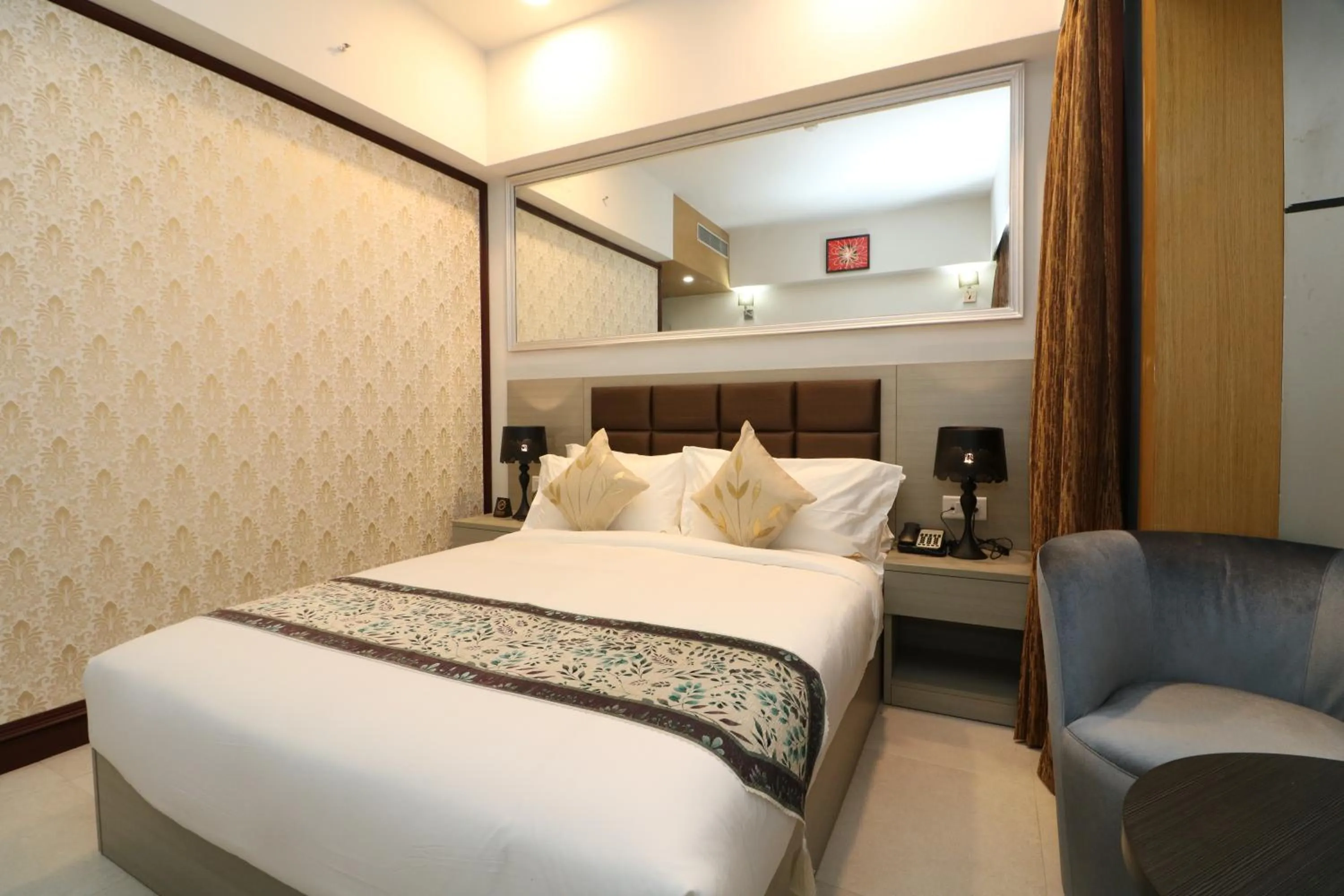 Bedroom in Aristocrat Hotel, New Town, Kolkata