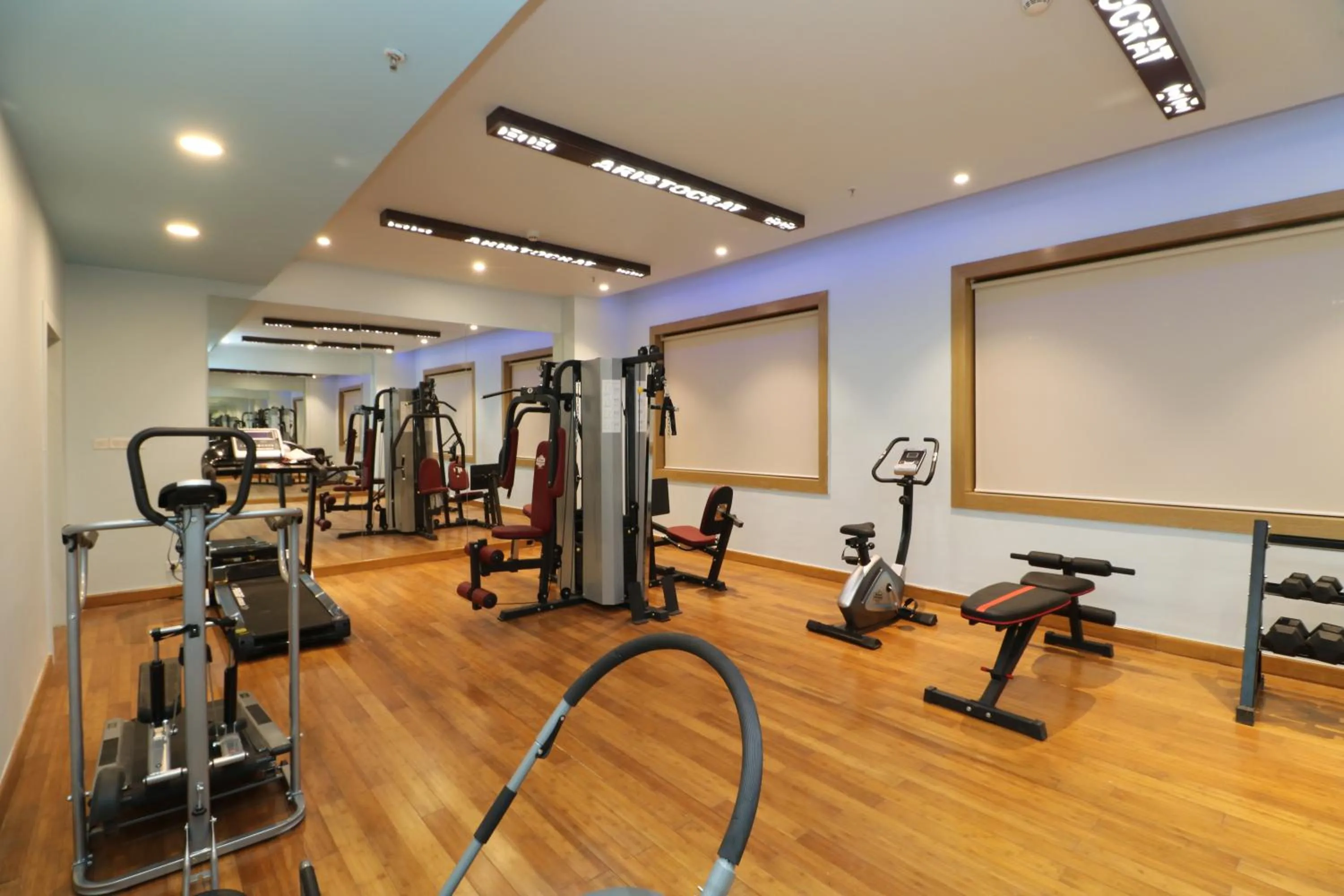 Fitness centre/facilities in Aristocrat Hotel, New Town, Kolkata