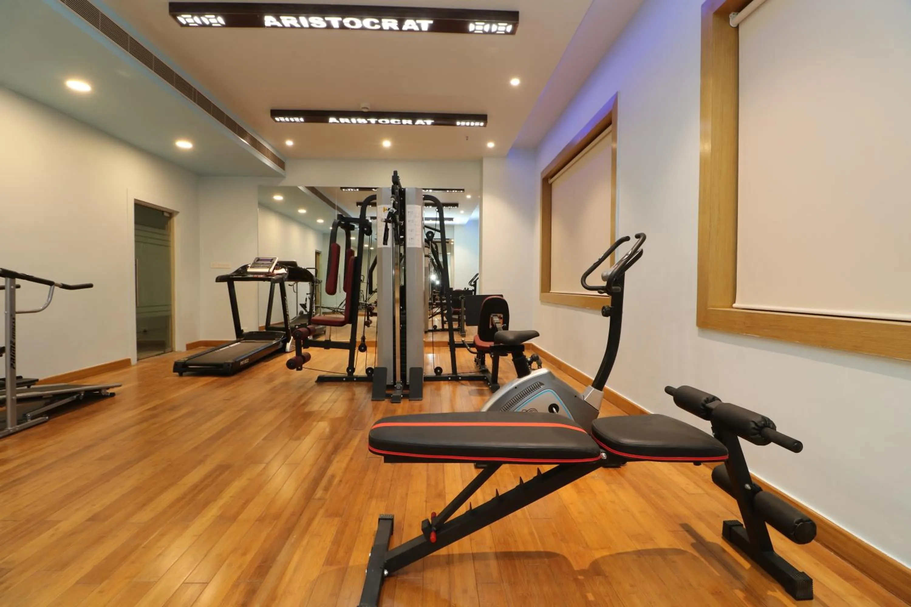 Fitness centre/facilities in Aristocrat Hotel, New Town, Kolkata