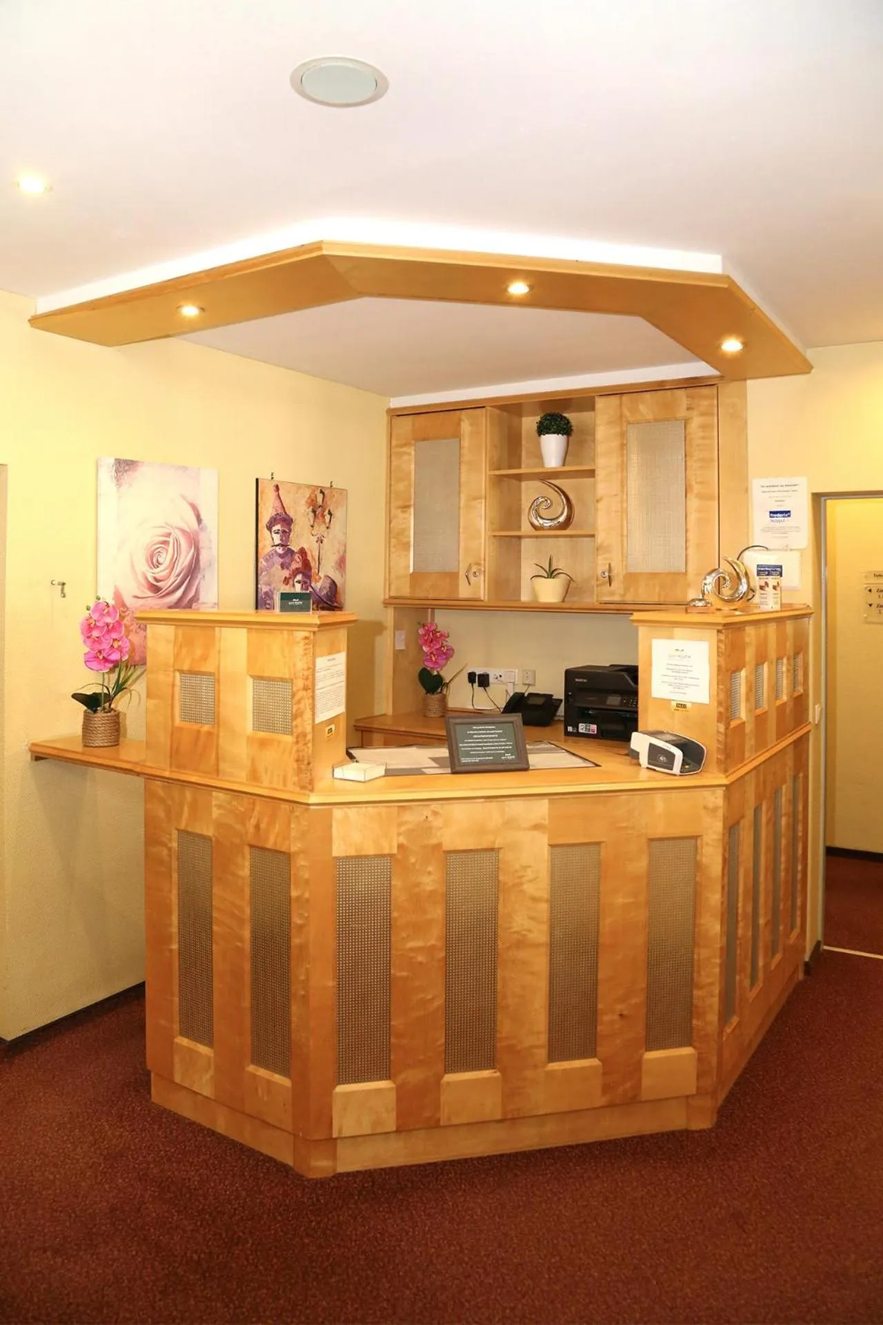 Lobby or reception in Hotel Garni Kluth