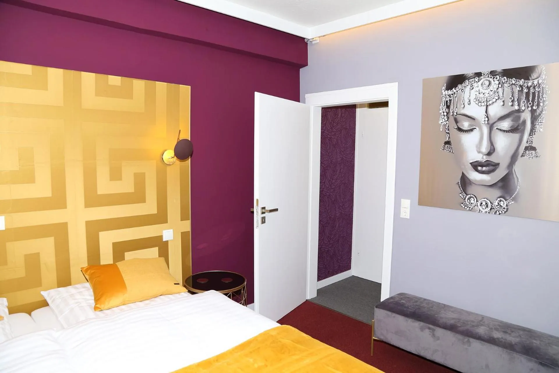 Bedroom, Bed in Hotel Garni Kluth