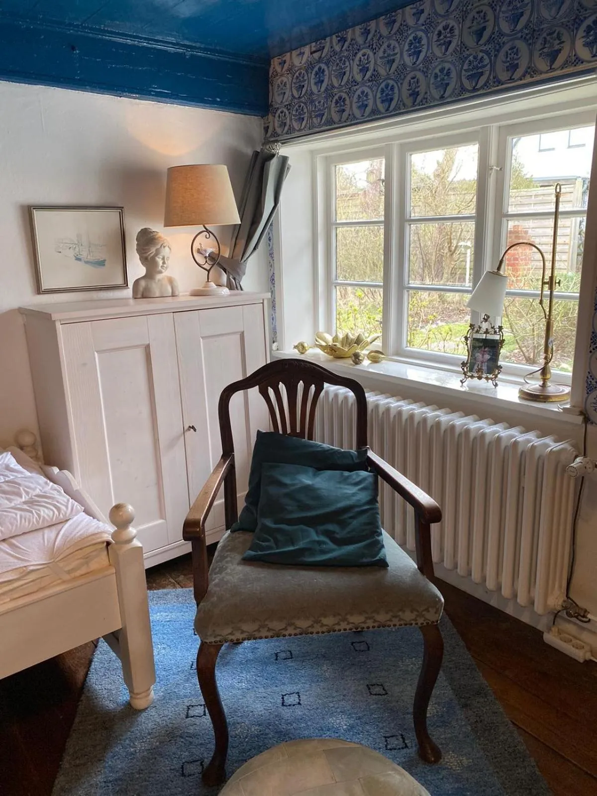 Bed in Friesenhaus Amrum Friesenhaushälfte *Hommelkasche*