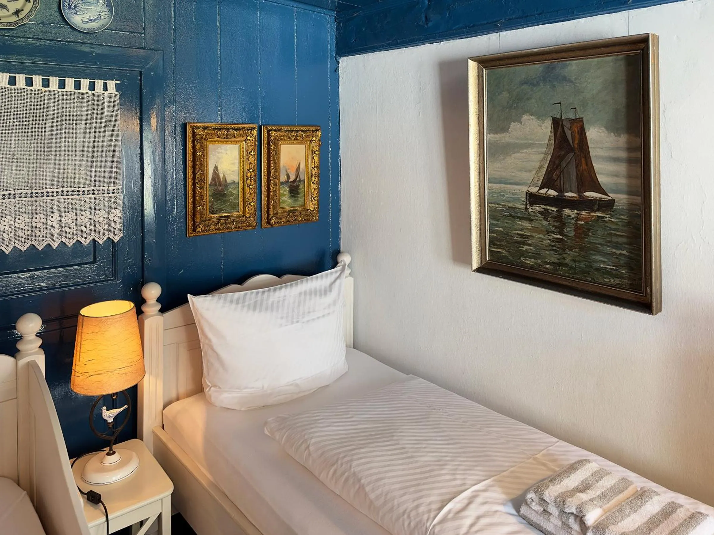 Bed in Friesenhaus Amrum Friesenhaushälfte *Hommelkasche*