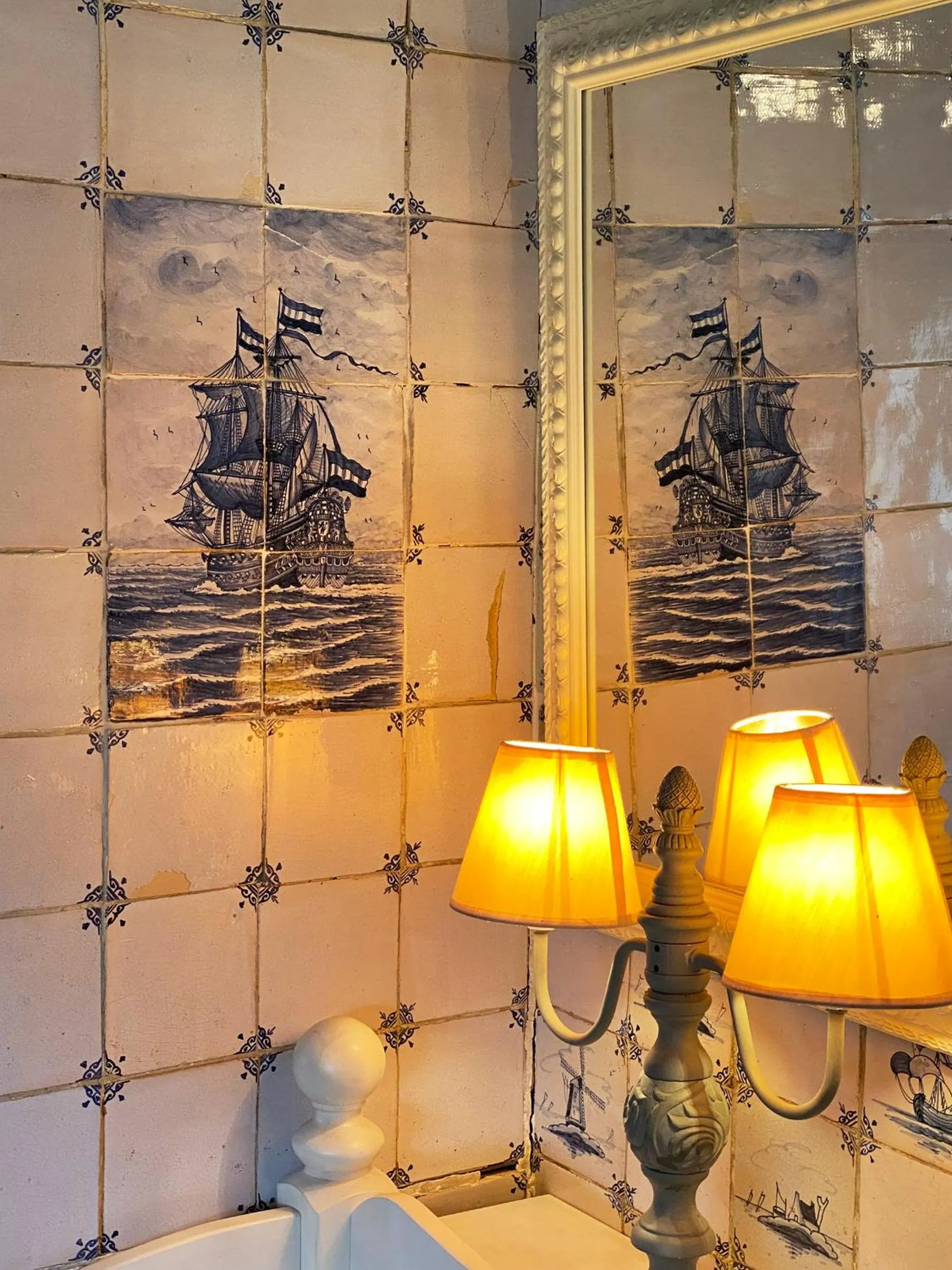 Decorative detail in Friesenhaus Amrum Friesenhaushälfte *Hommelkasche*