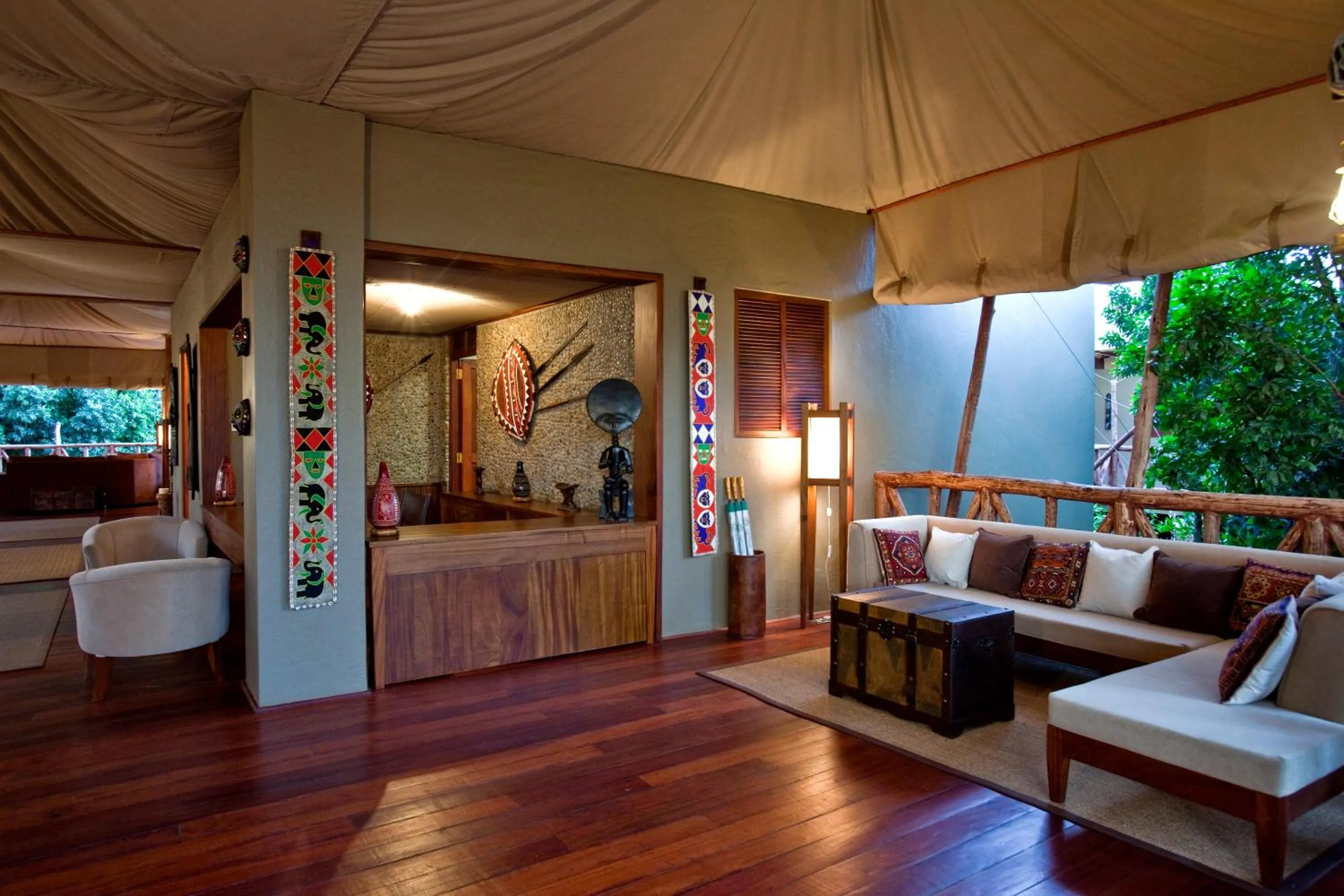 Lobby or reception in Neptune Mara Rianta Luxury Camp - All Inclusive.