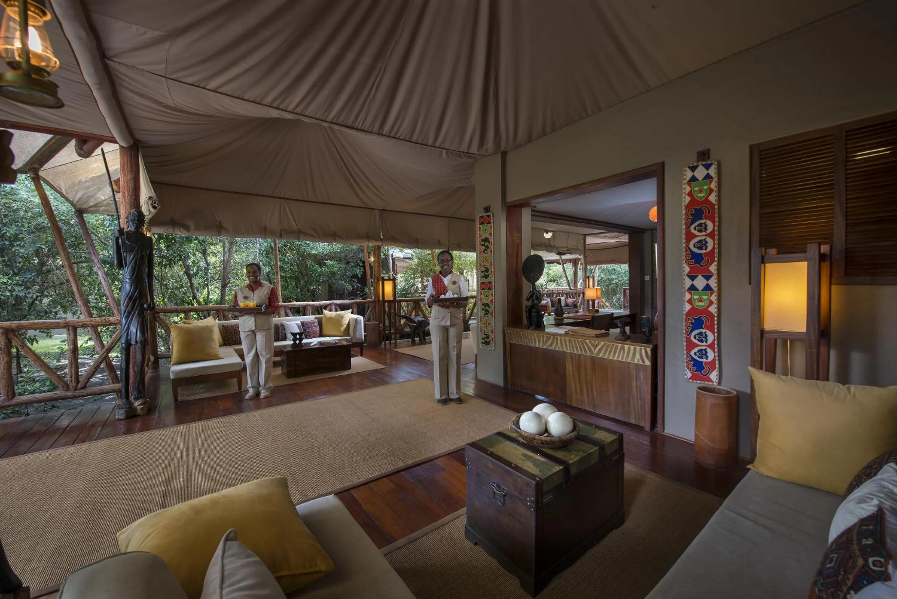 Lobby or reception in Neptune Mara Rianta Luxury Camp - All Inclusive.