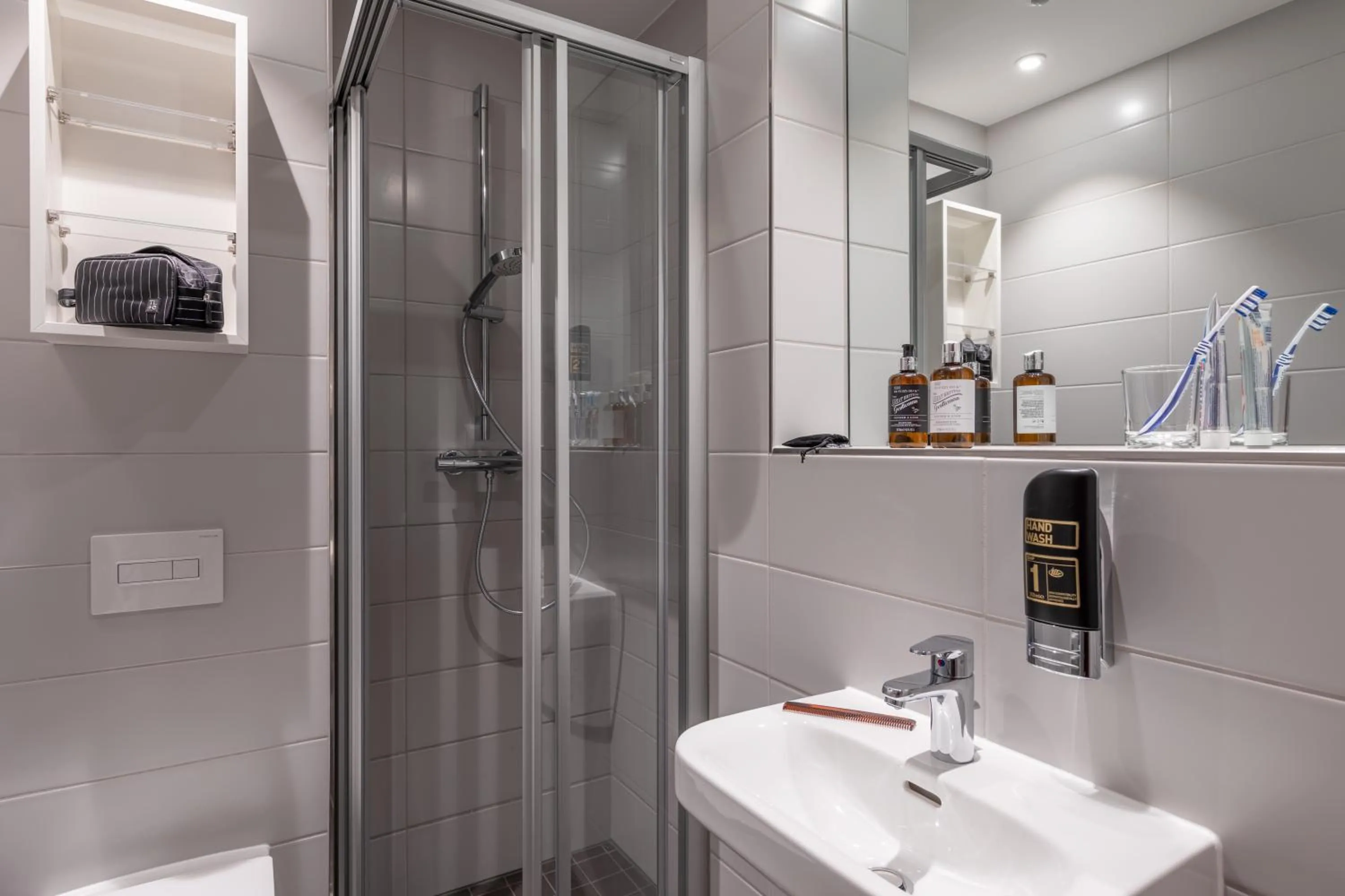 Bathroom in Serways Hotel Waldmohr