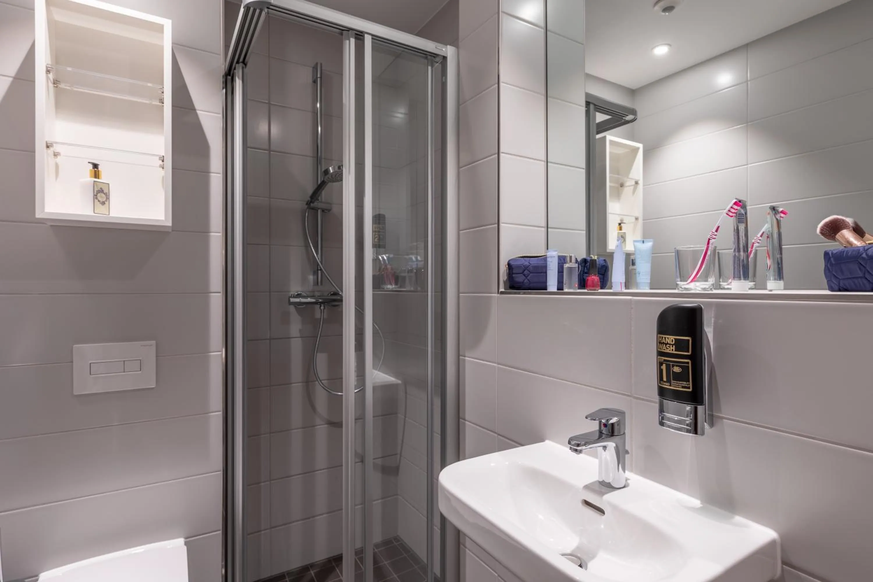 Bathroom in Serways Hotel Waldmohr