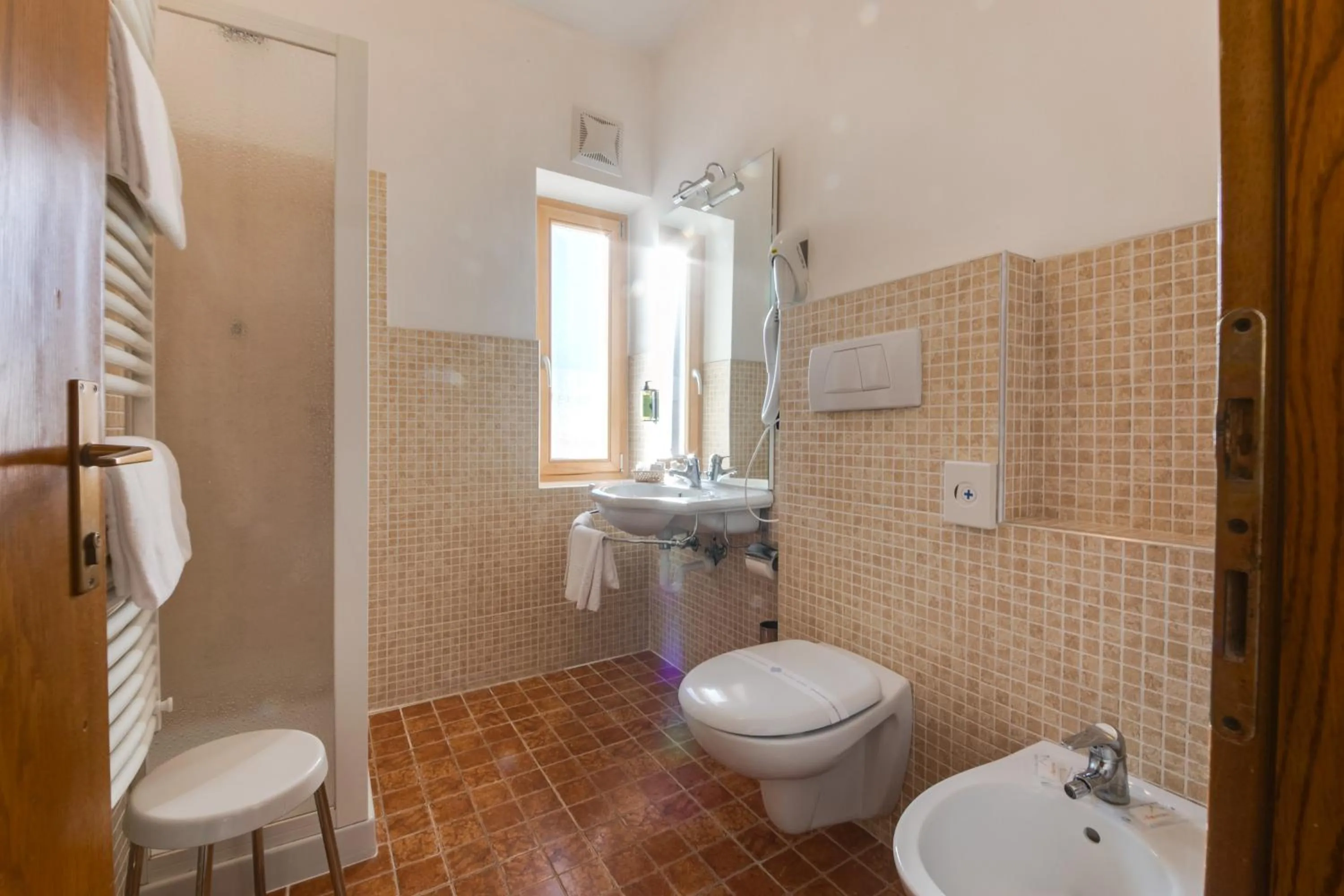 Bathroom in Phi Hotel Bellamonte