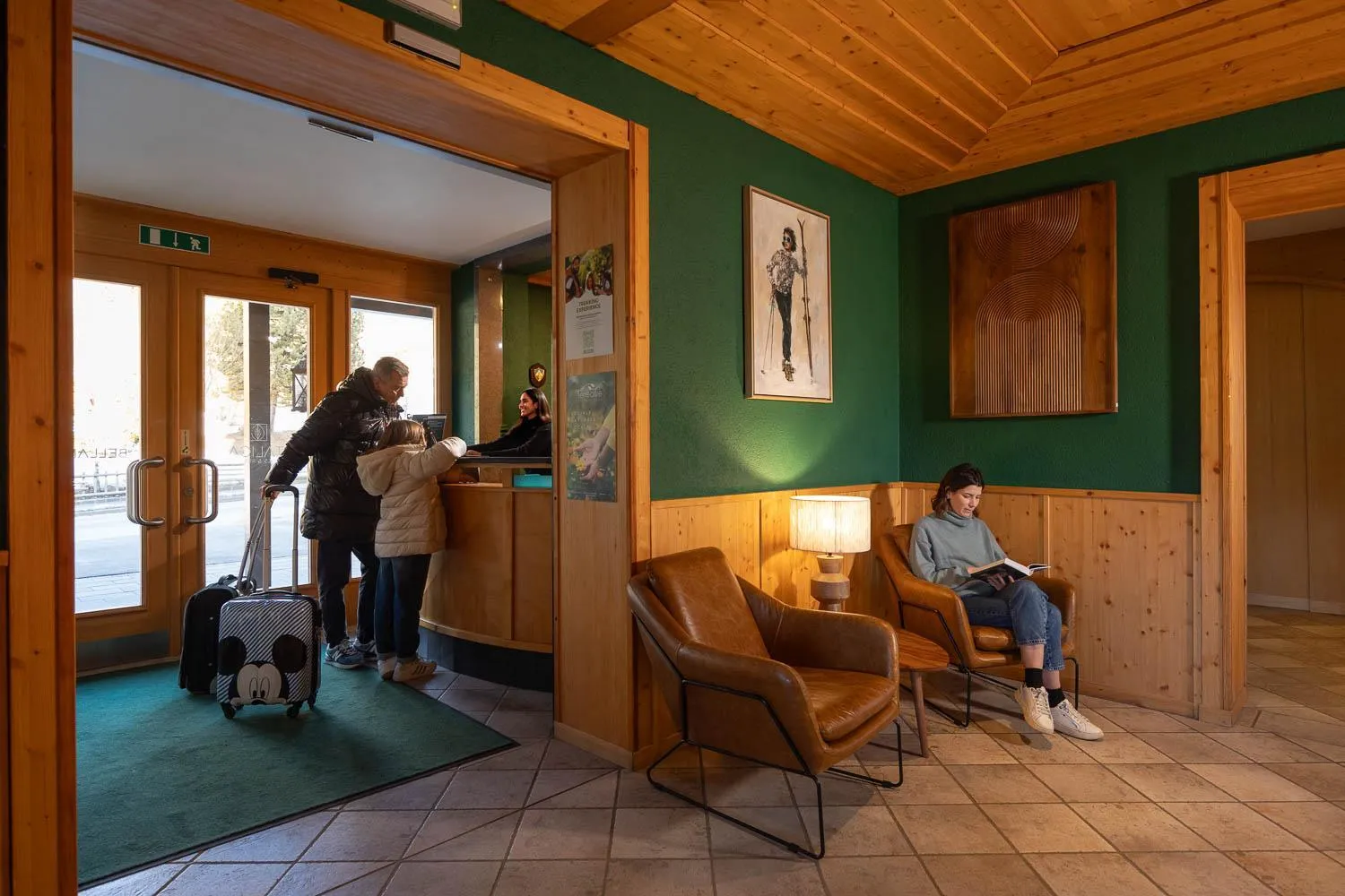 Lobby or reception in Phi Hotel Bellamonte