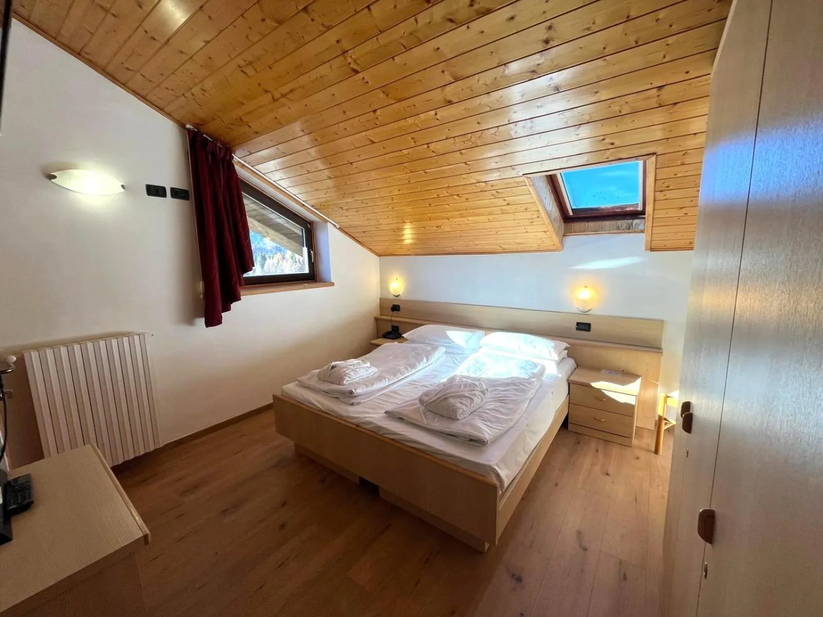 Bed in Phi Hotel Bellamonte