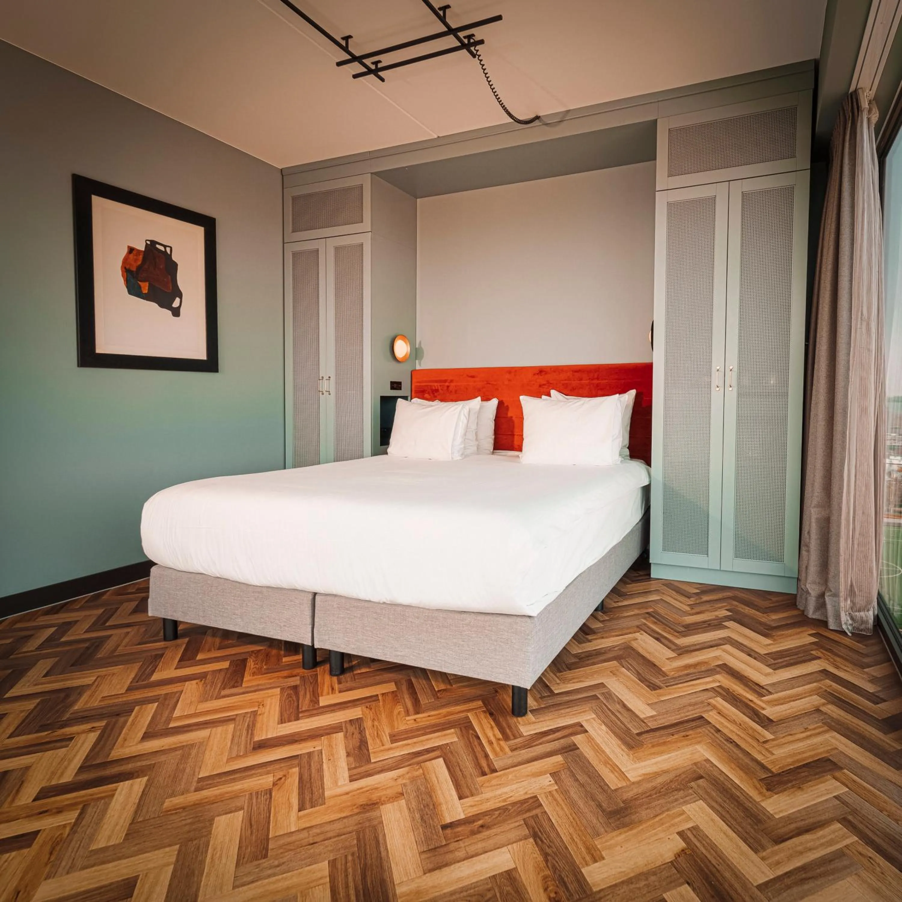 Bed in Olympic Hotel