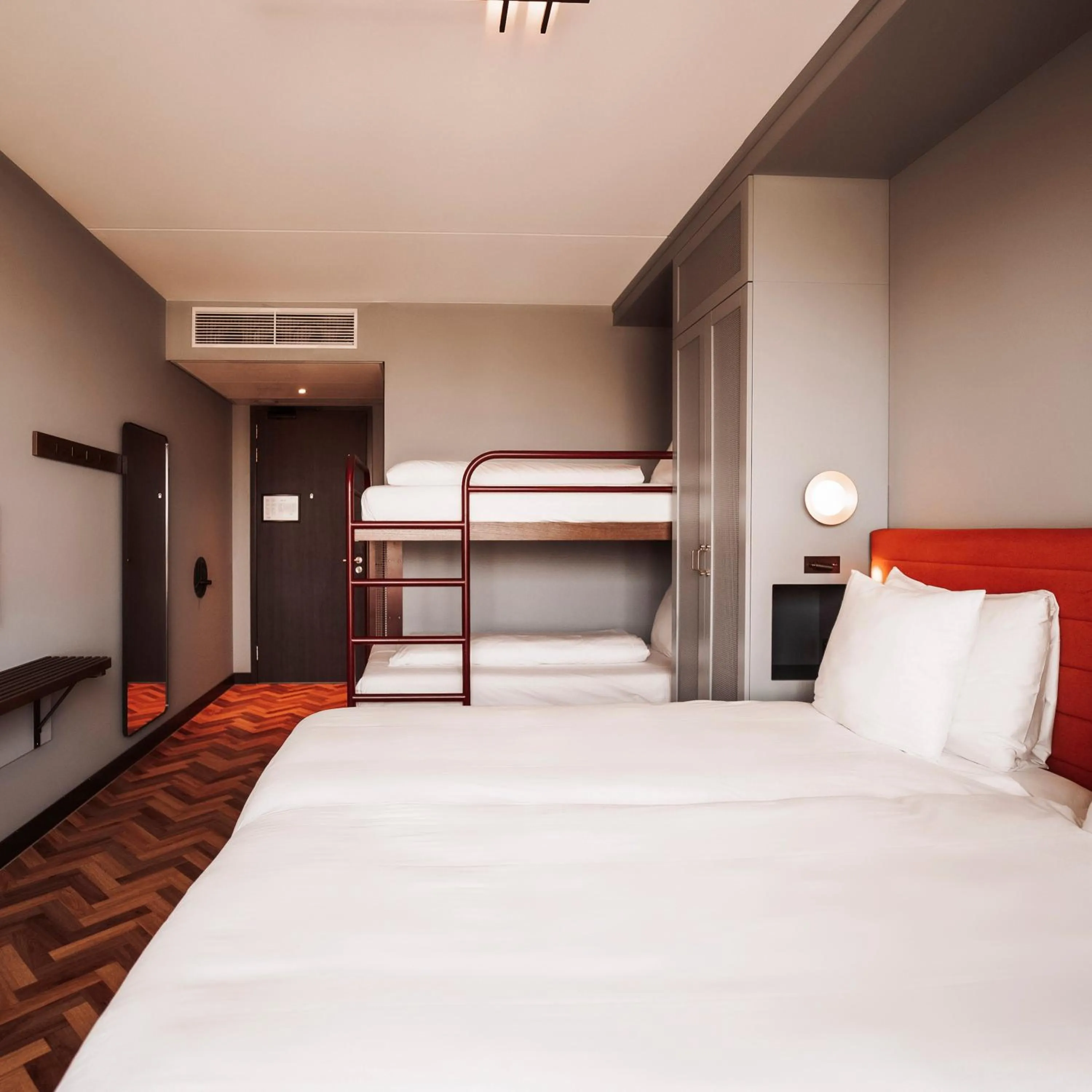 Bed in Olympic Hotel