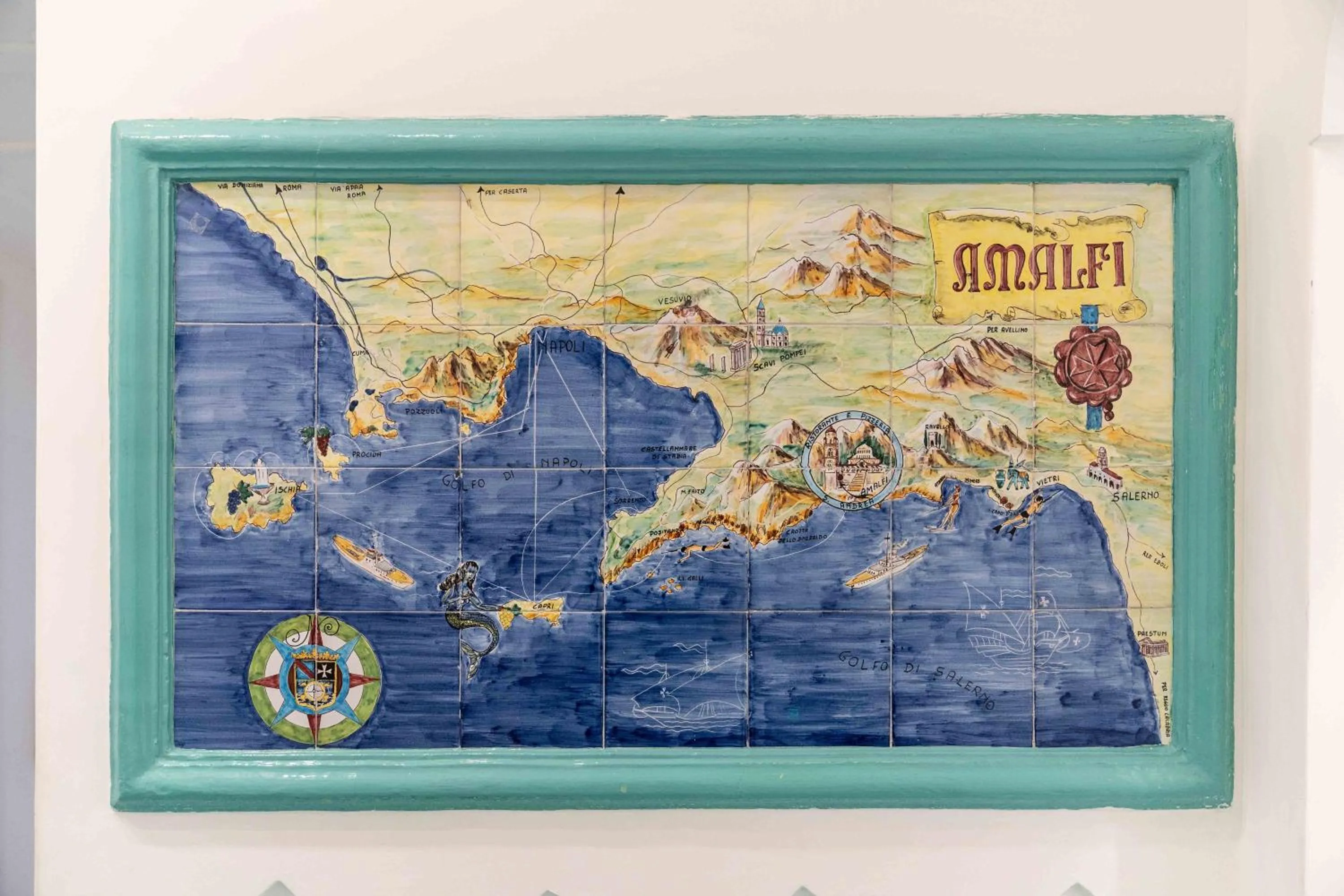 Decorative detail in Albergo S. Andrea