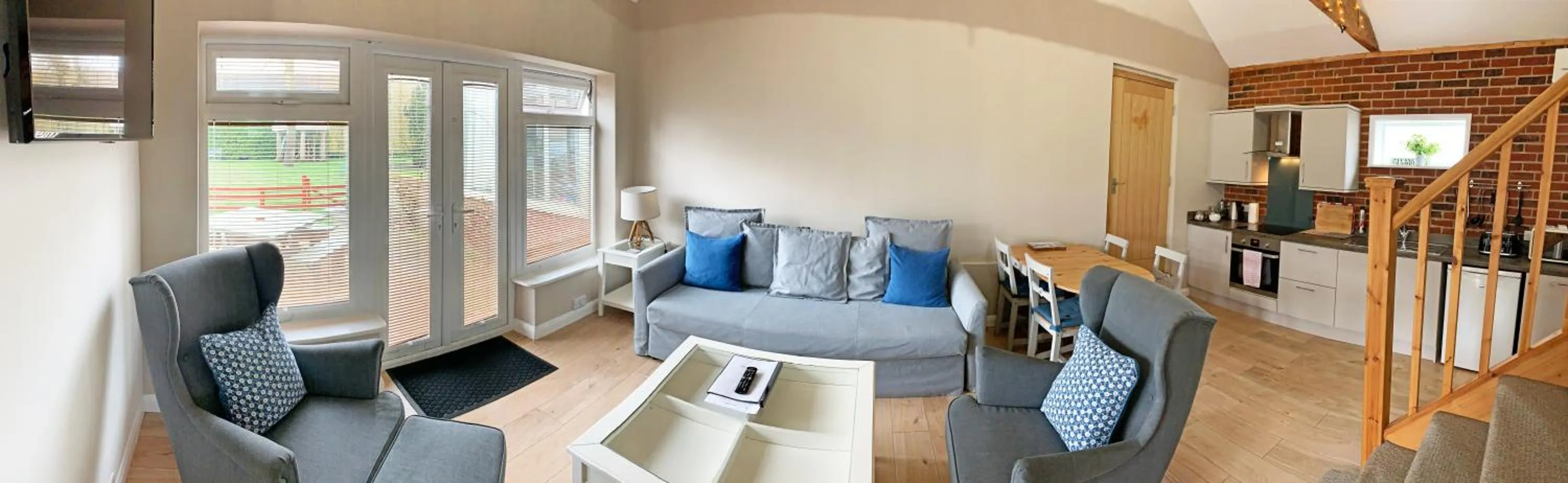 Seating area in Glendower Guest Apartments